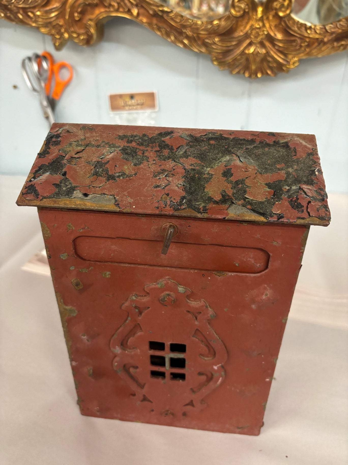 Vintage Wall-Mounted Mailboxes