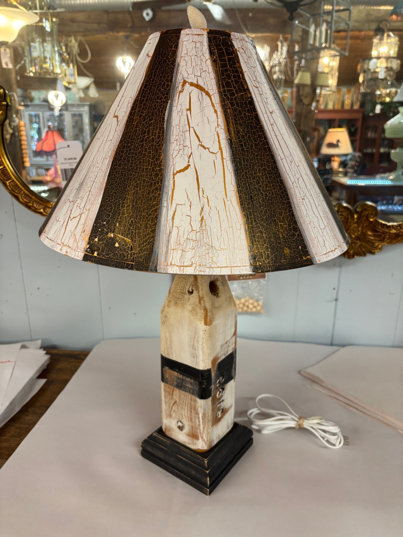 Rustic-Style Table Lamp