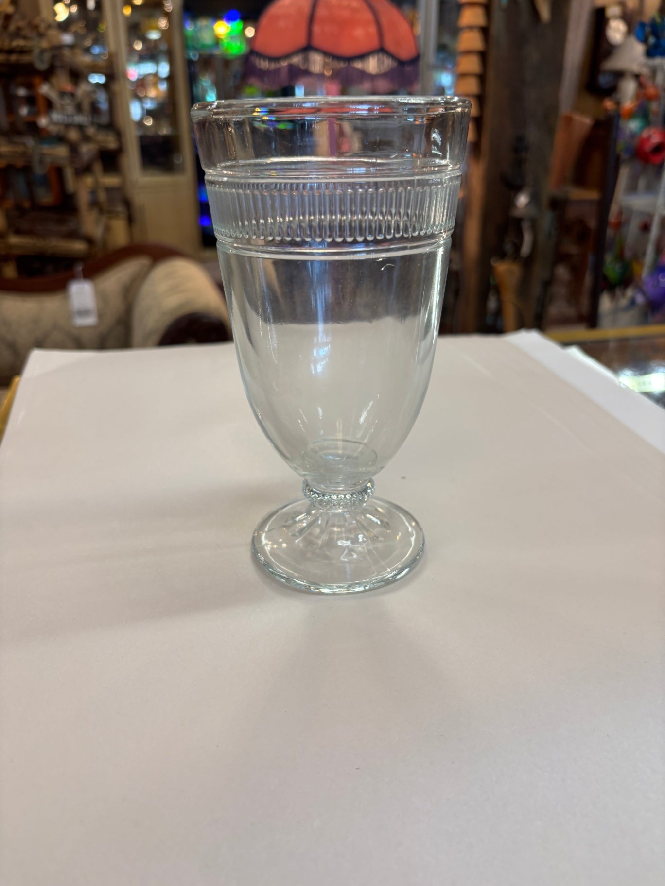 Footed Water or Iced Tea Glass