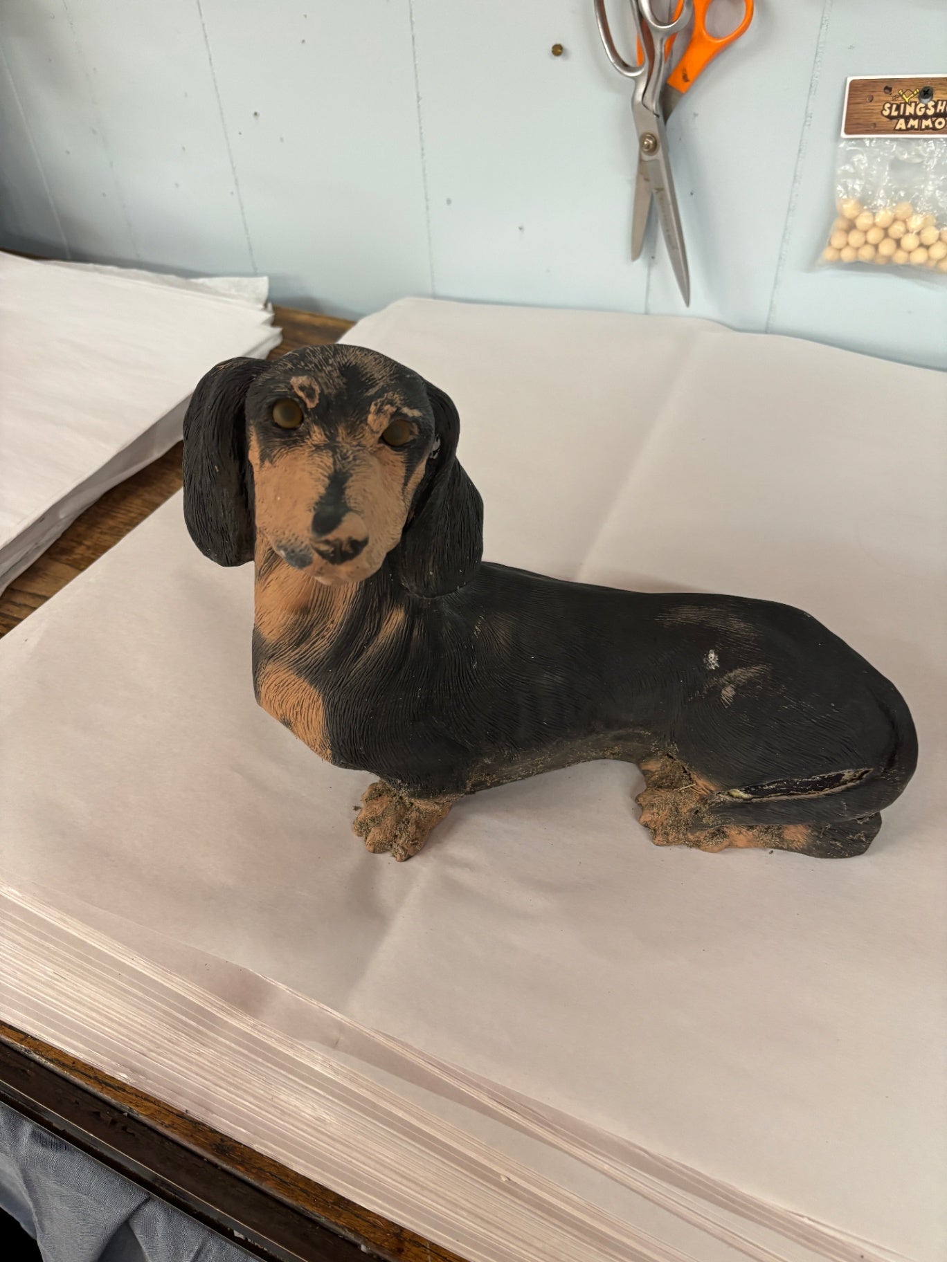 Black and Tan DachshunD Door Stop