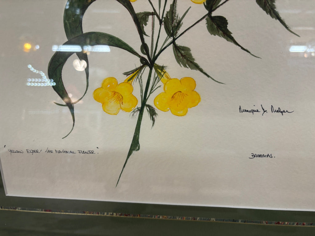 "Yellow Iris - The Natural Flower" artist Monique Desirée Melzer