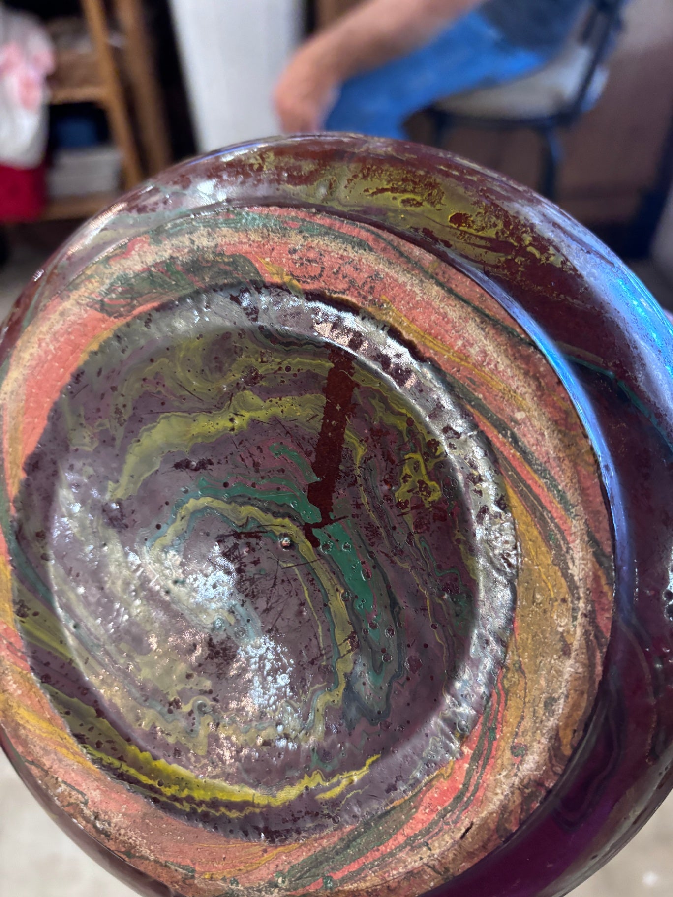 Antique ceramic pottery