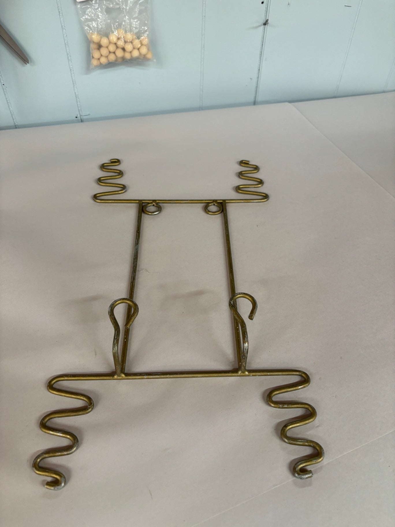 vintage metal display rack