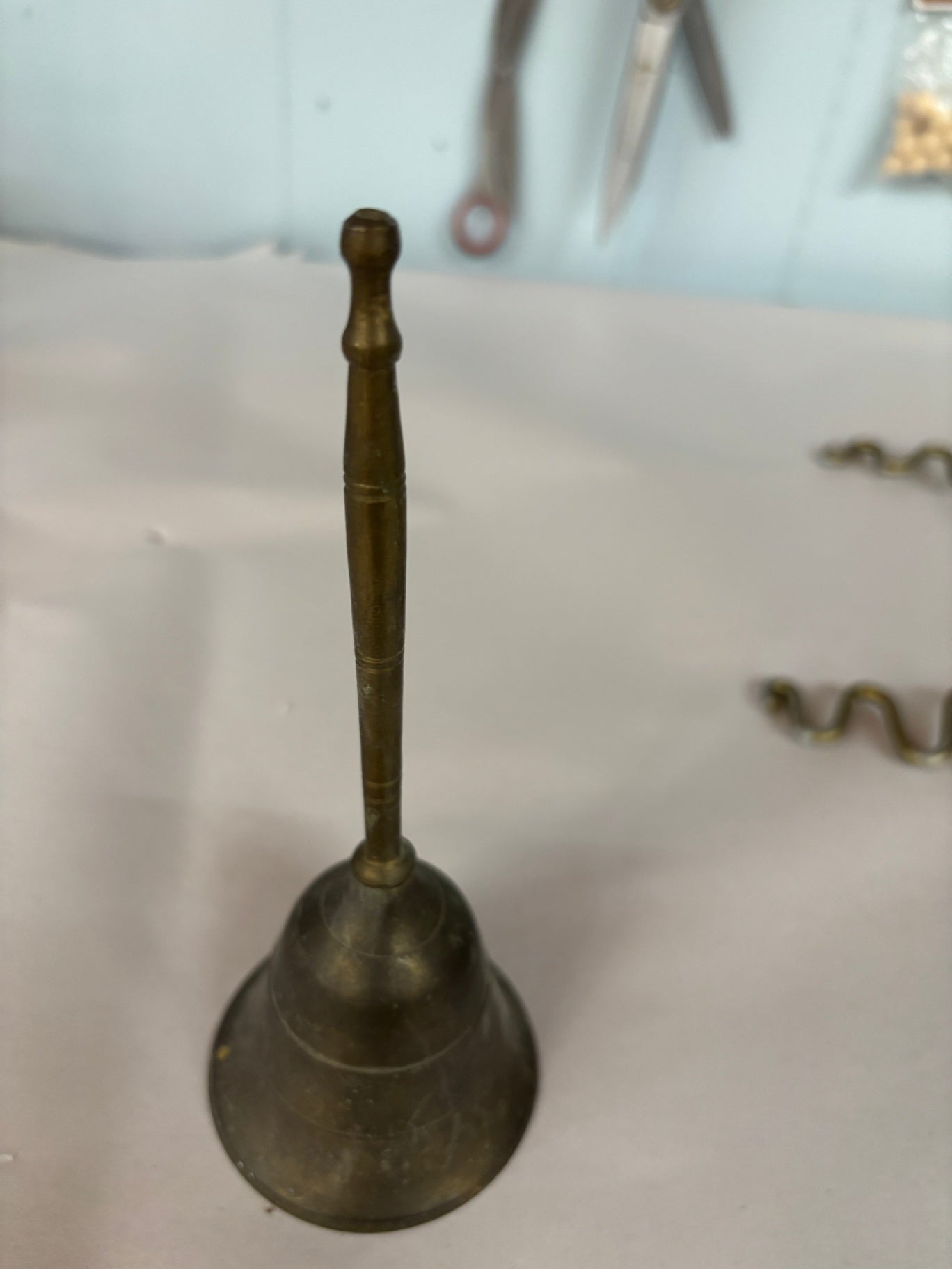 Vintage Solid Brass Hand Bell