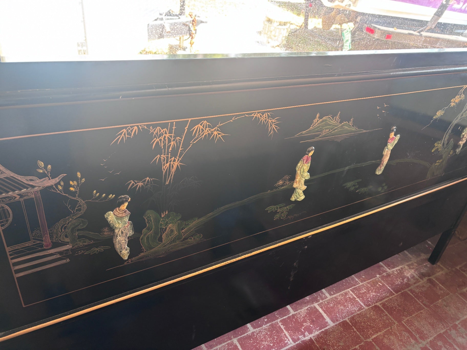 Oriental Ornate King Headboard