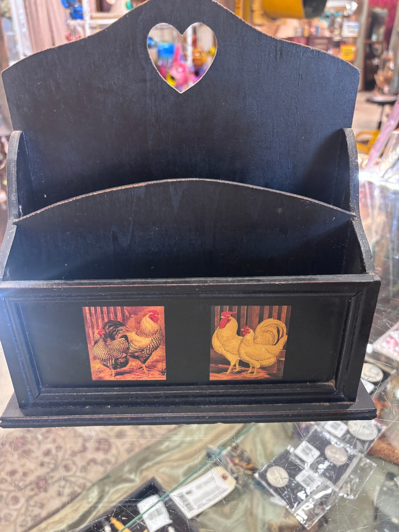Rooster Mail Holder