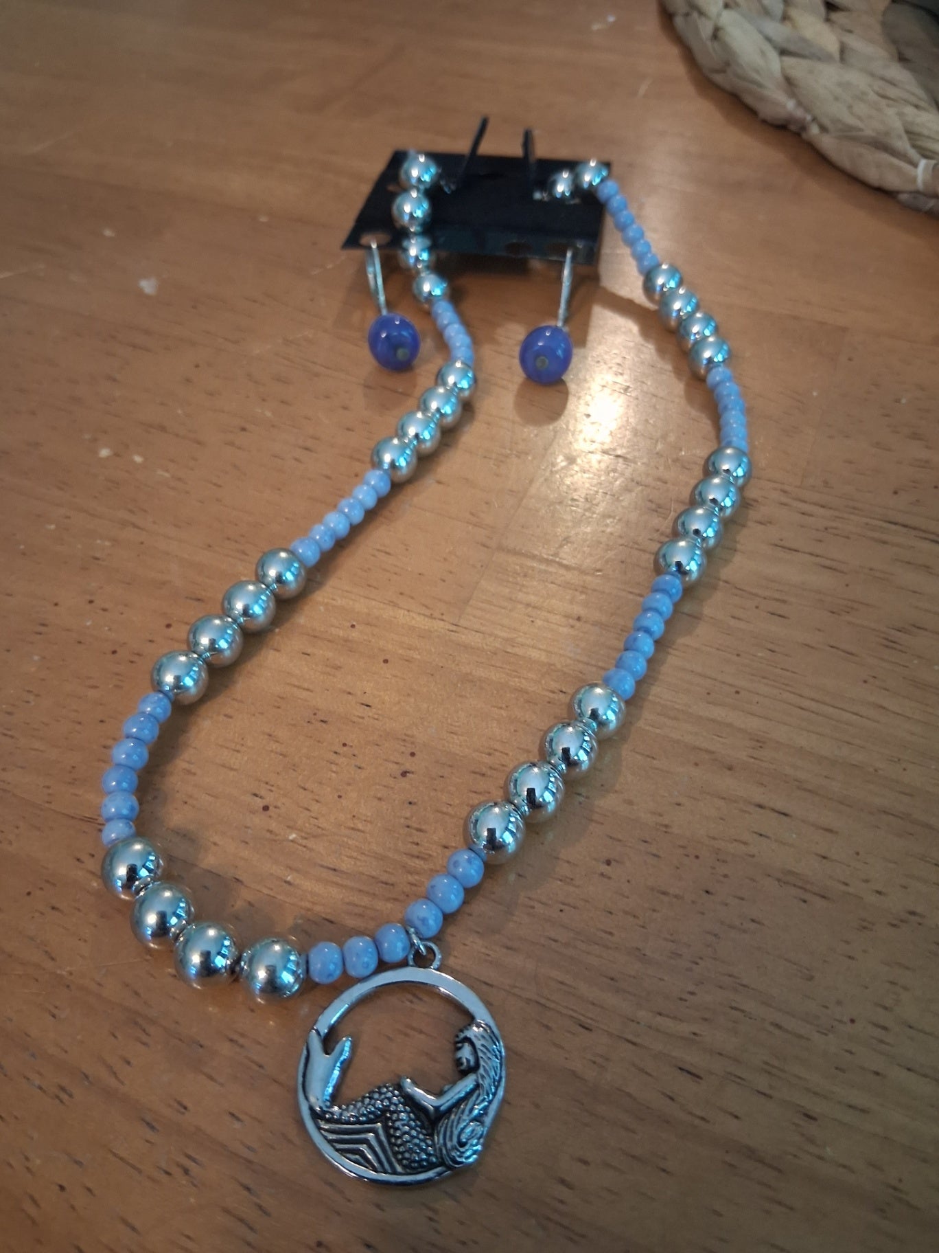 Necklace n earrings mermaid dsc