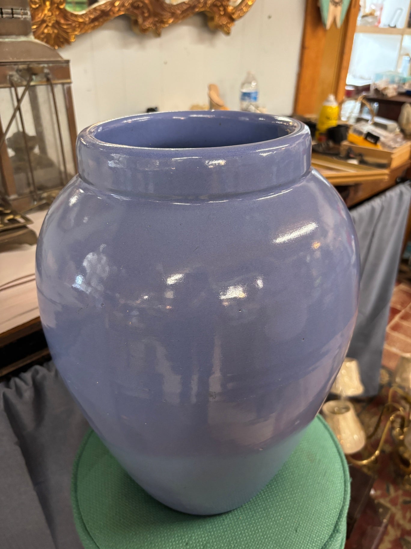  Large Periwinkle Blue Pot