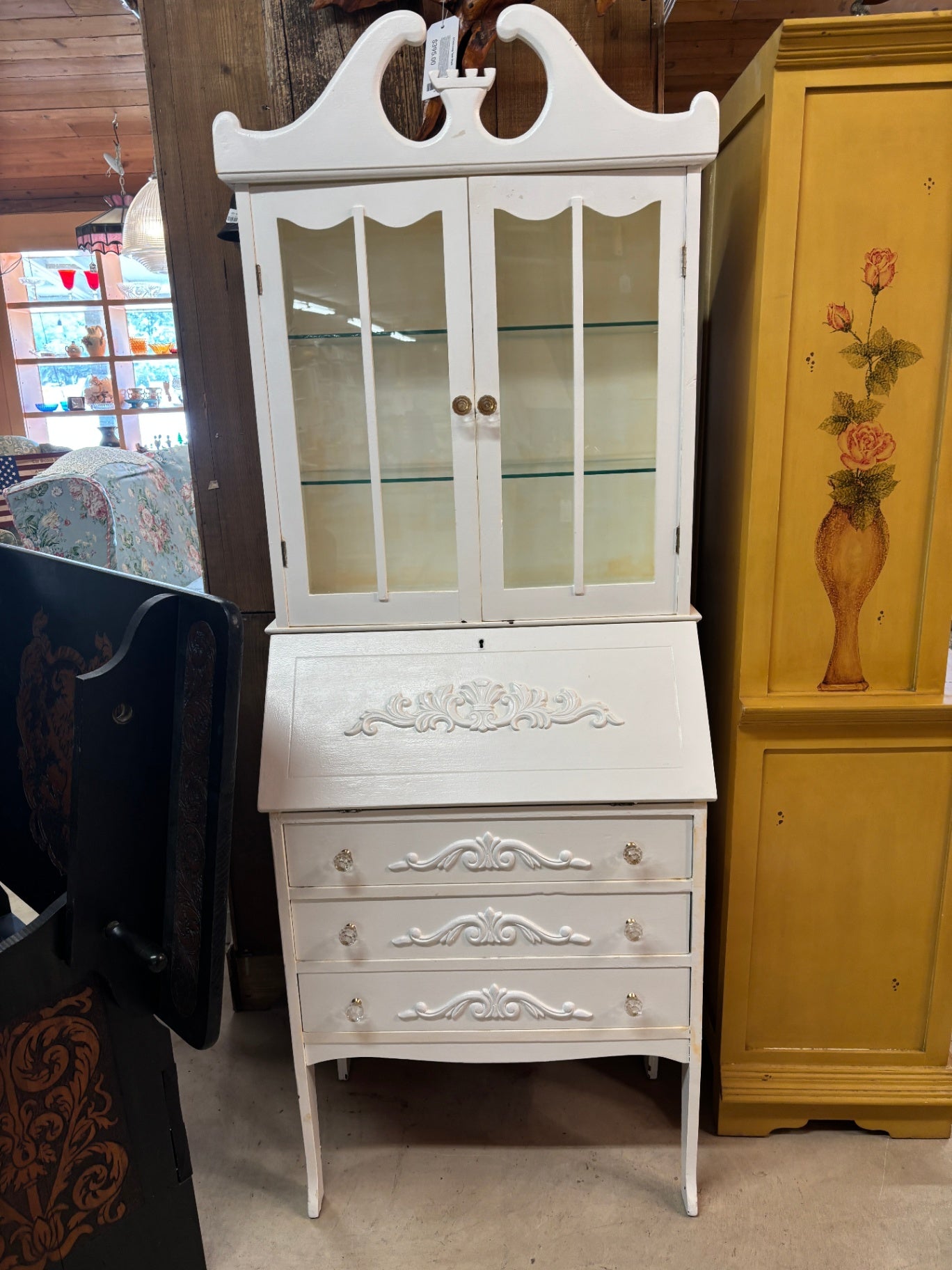 French Provincial Style Secretary Desk