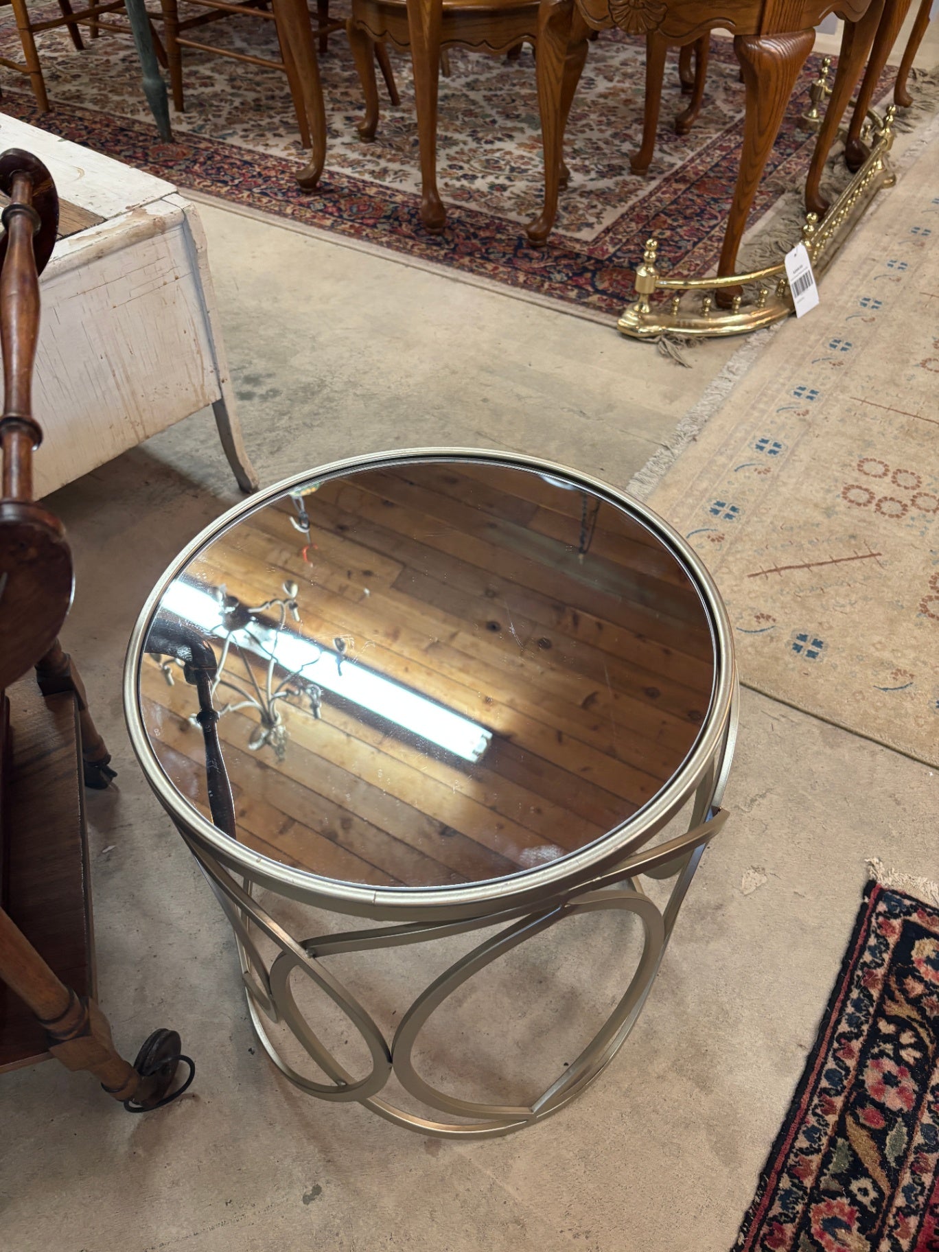 Round Table Mirror Top Small