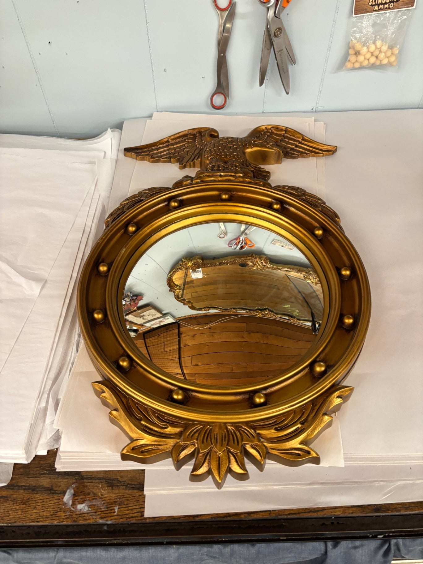 Federal Eagle Convex Mirror