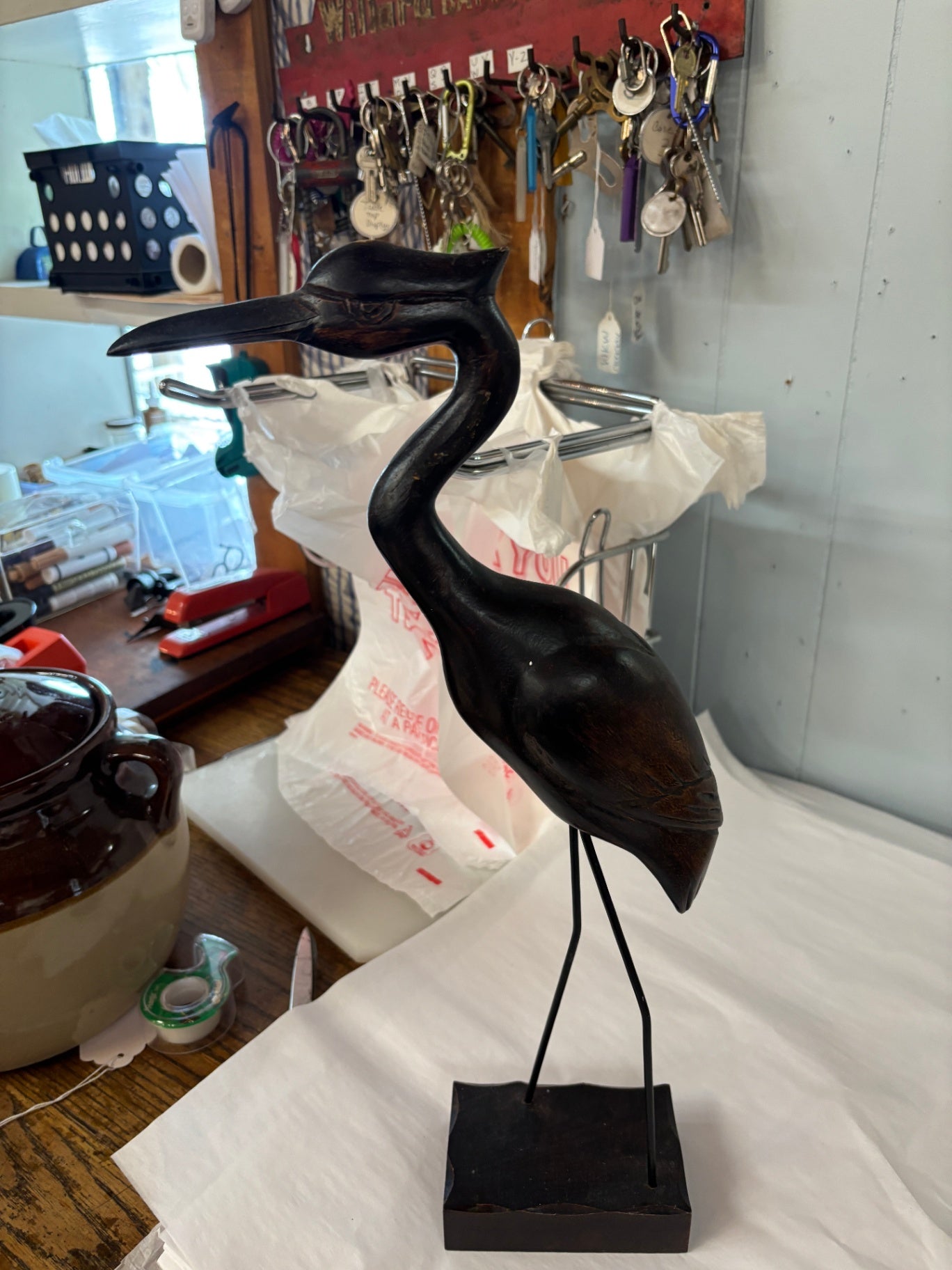 Heron Figurine
