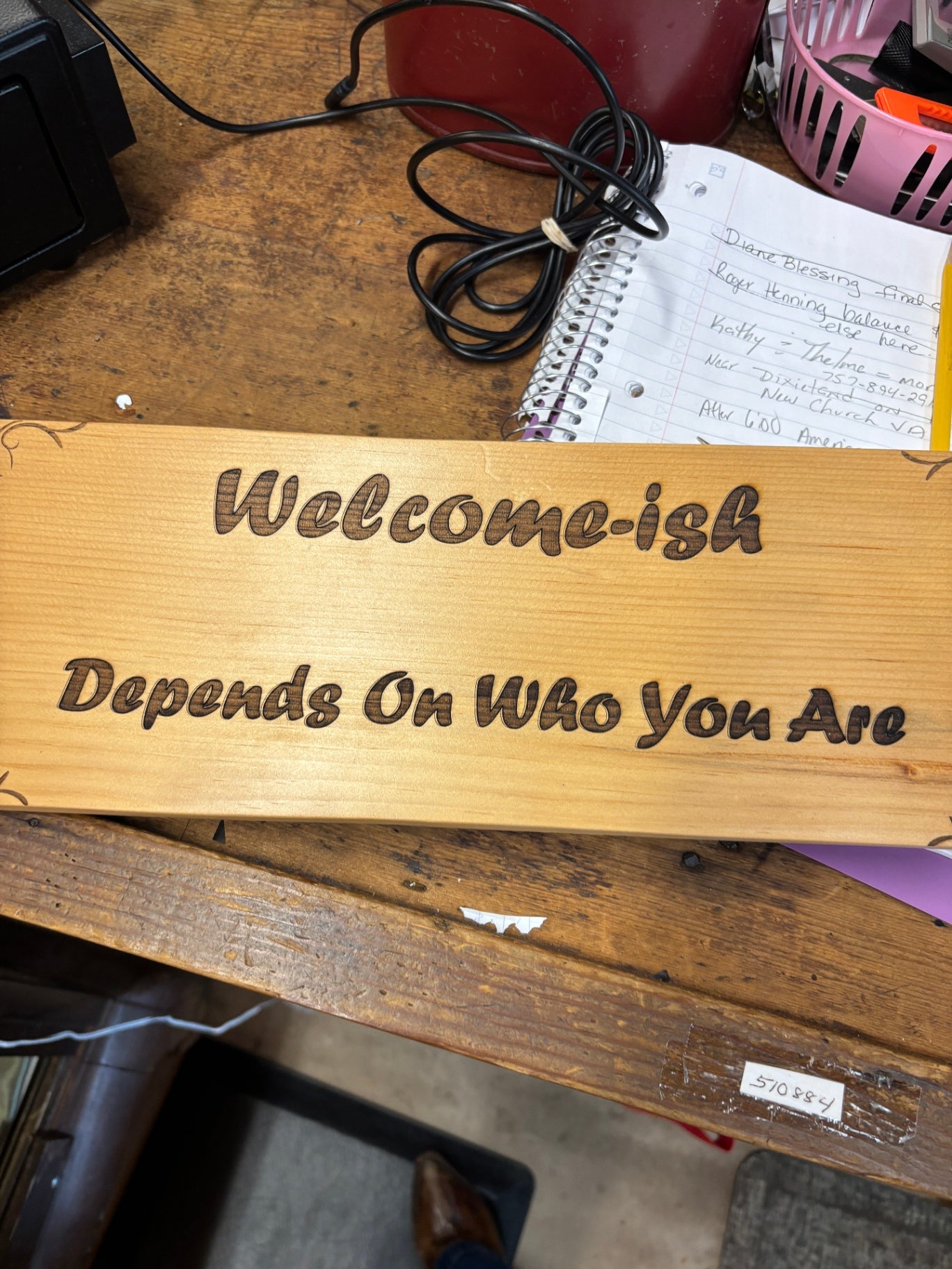 Welcomish Sign