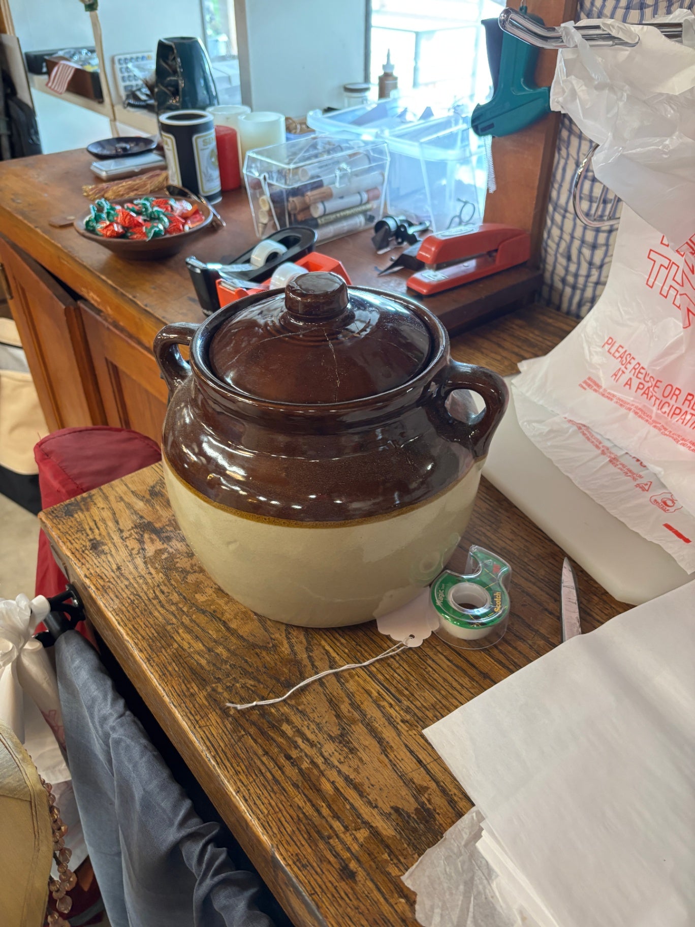 Monmouth Pottery Bean Pot Crock 