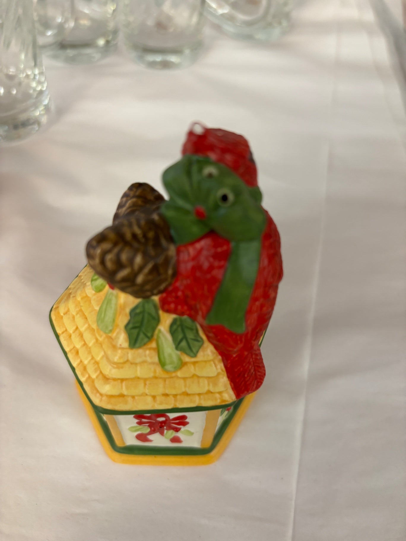 Lenox Winter Greetings Everyday Cardinal Stackable Salt & Pepper Shakers