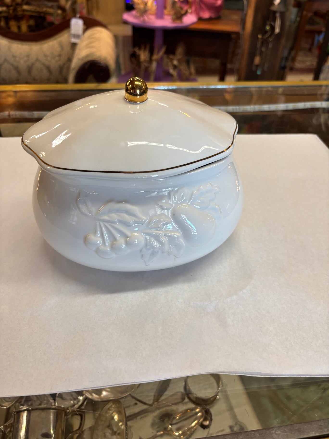 White Porcelain Serving Dish