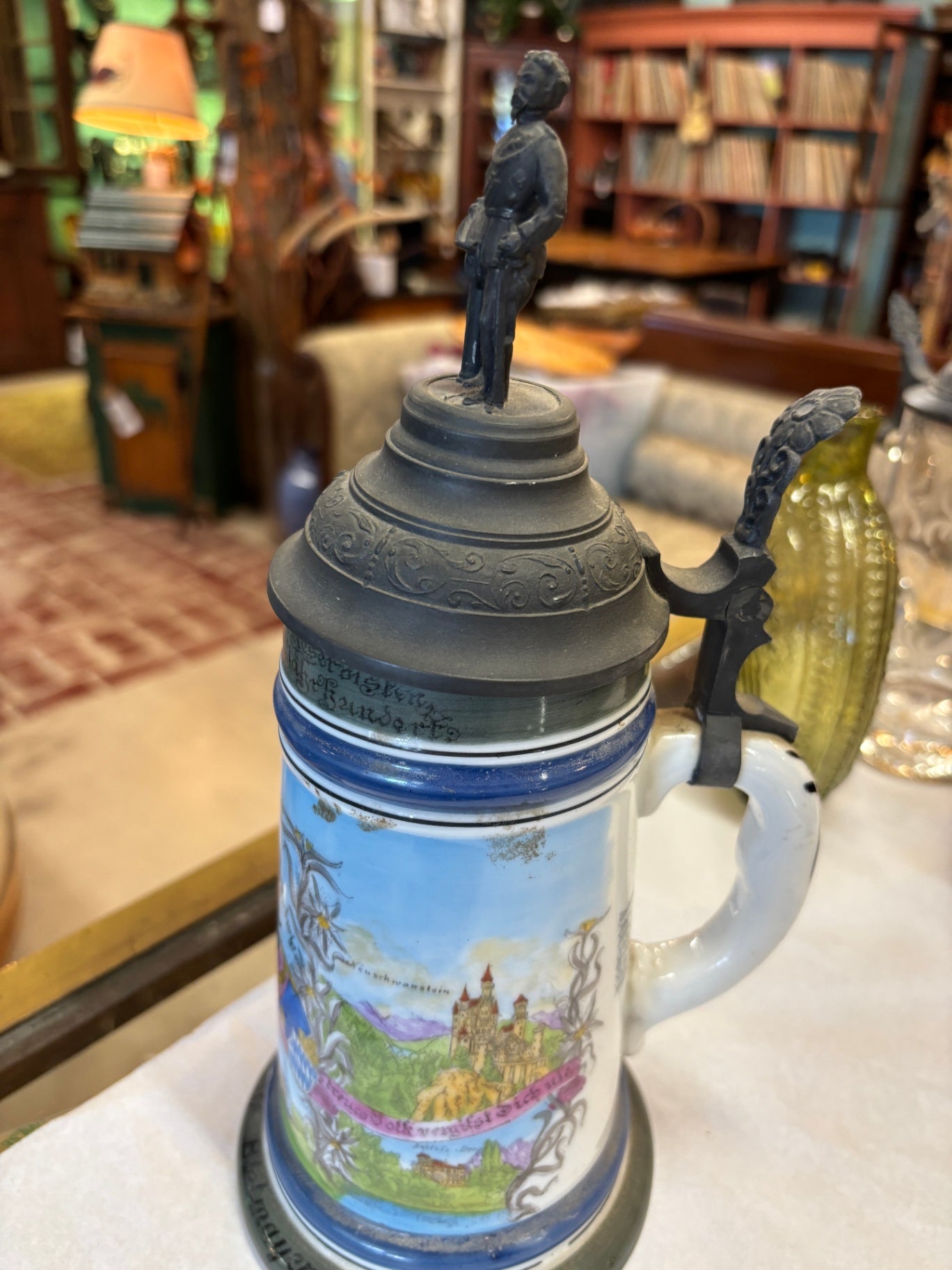 Vintage Reproduction of a German Regimental Beer Stein