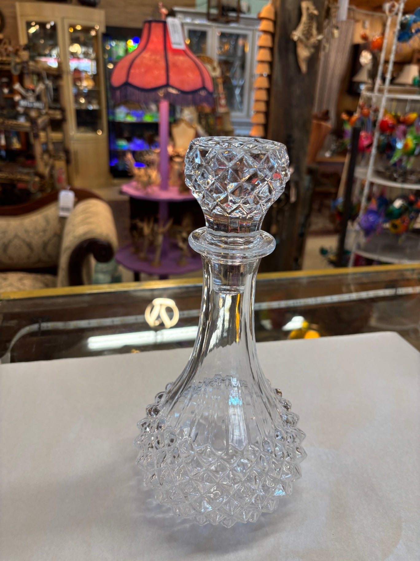 Vintage Cristal D'Arques Longchamp Decanter