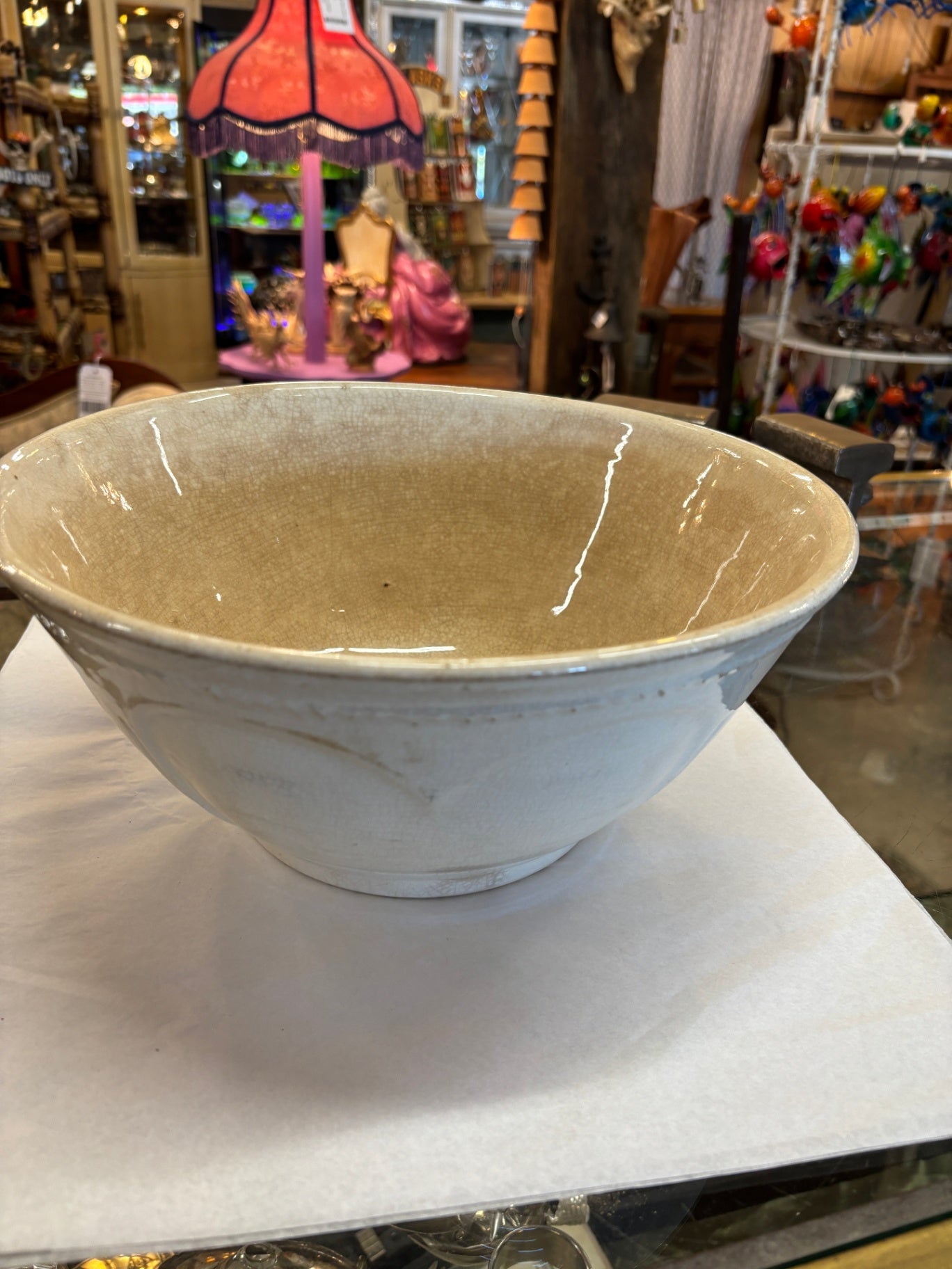Vintage Dale & Davis Stoneware Mixing Bowl 