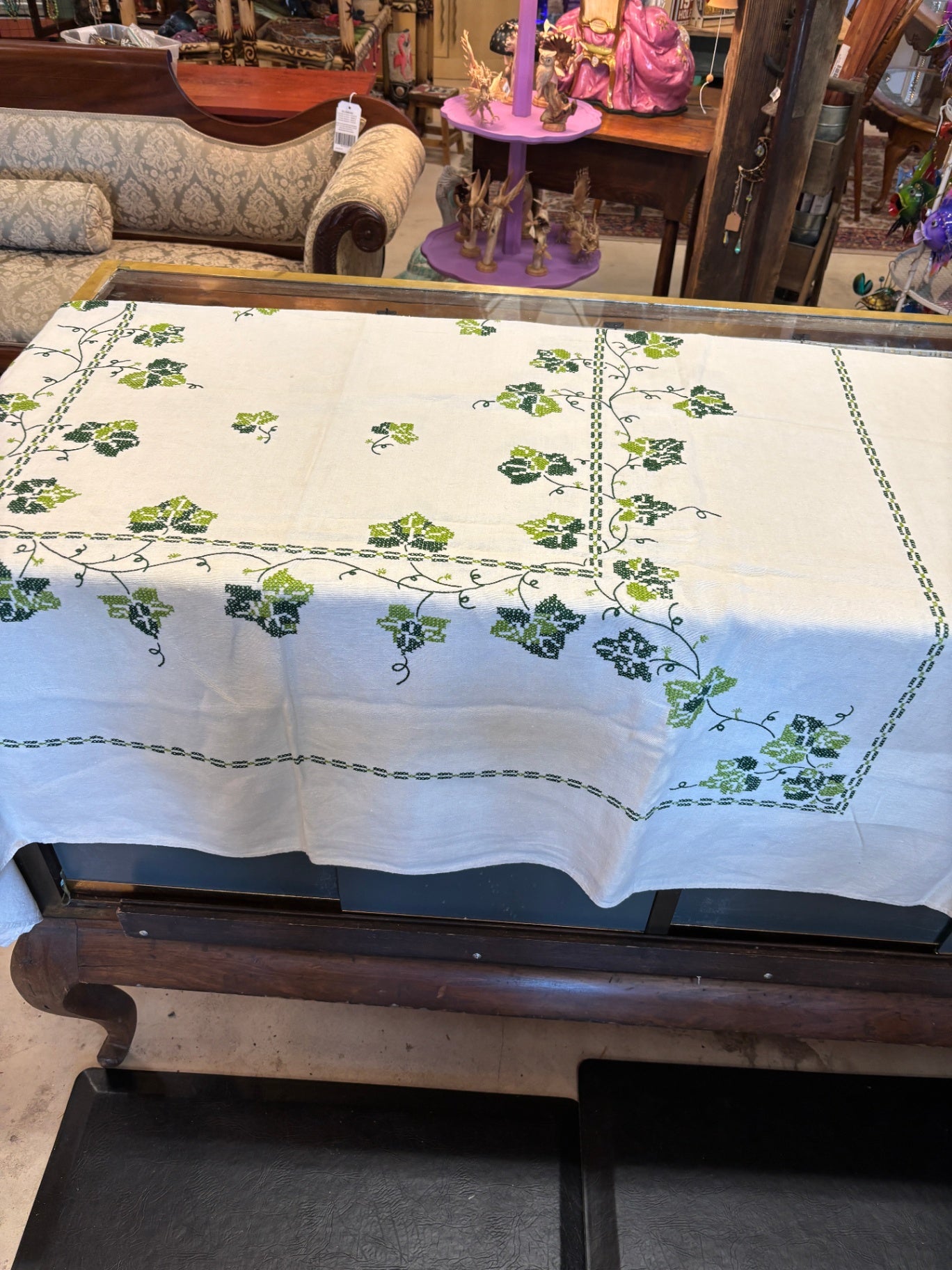 Cross Stitch Tablecloth 36 x 60