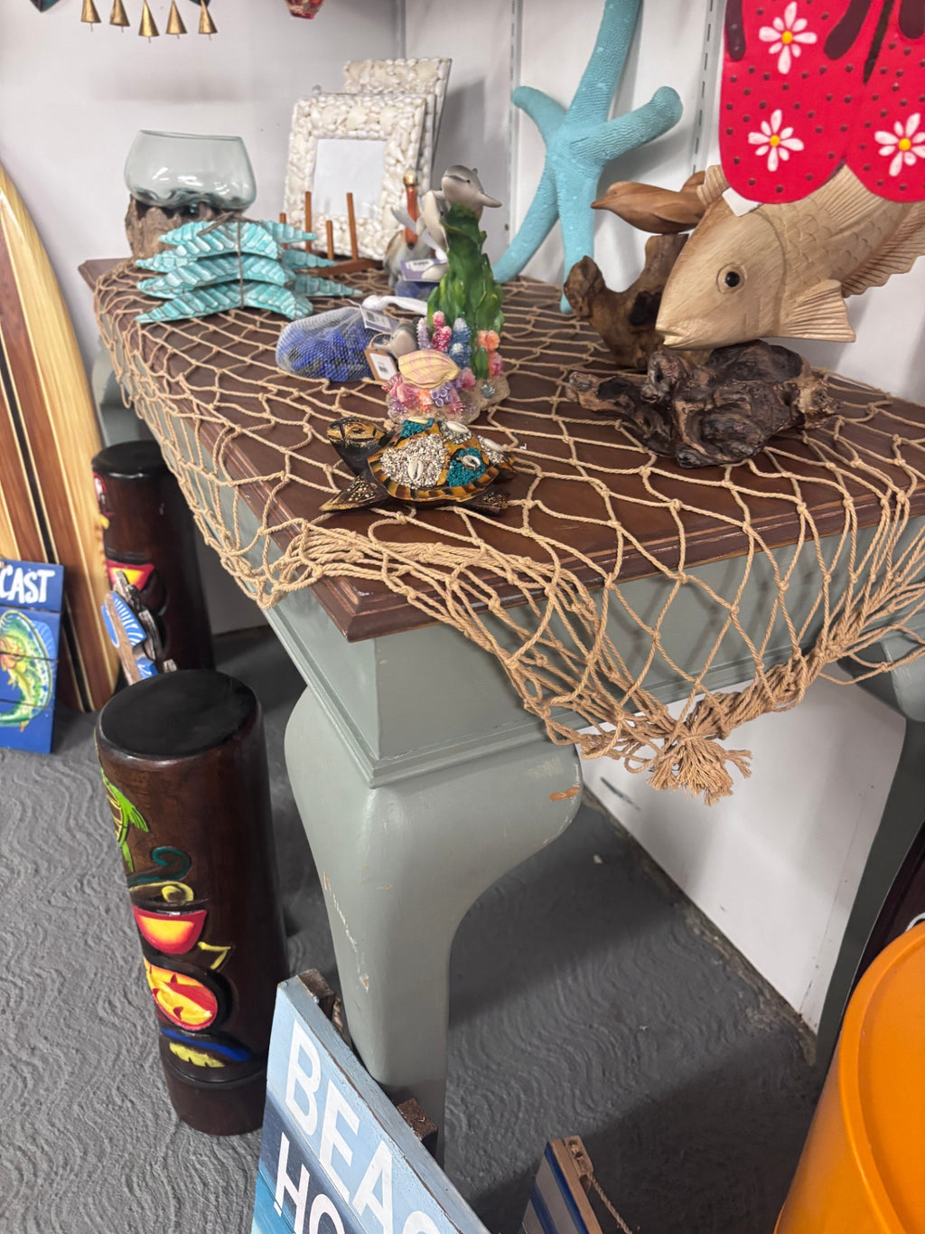 Entry Table painted 4 feet by 22 inches wide