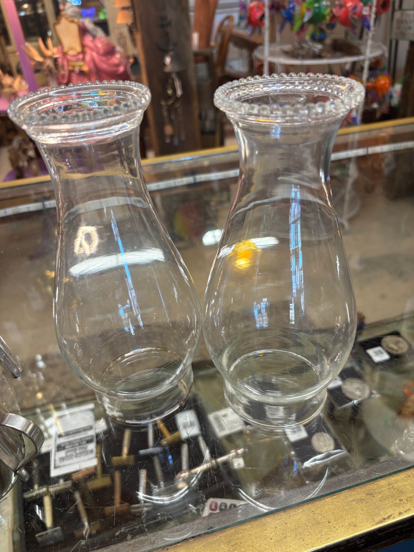 Hurricane lamp chimneys