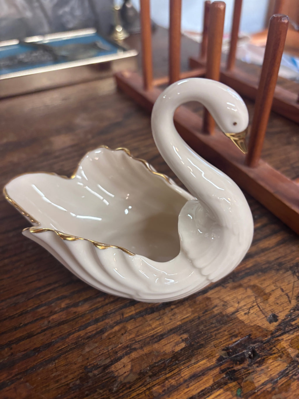 Lenox Swan Trinket holder