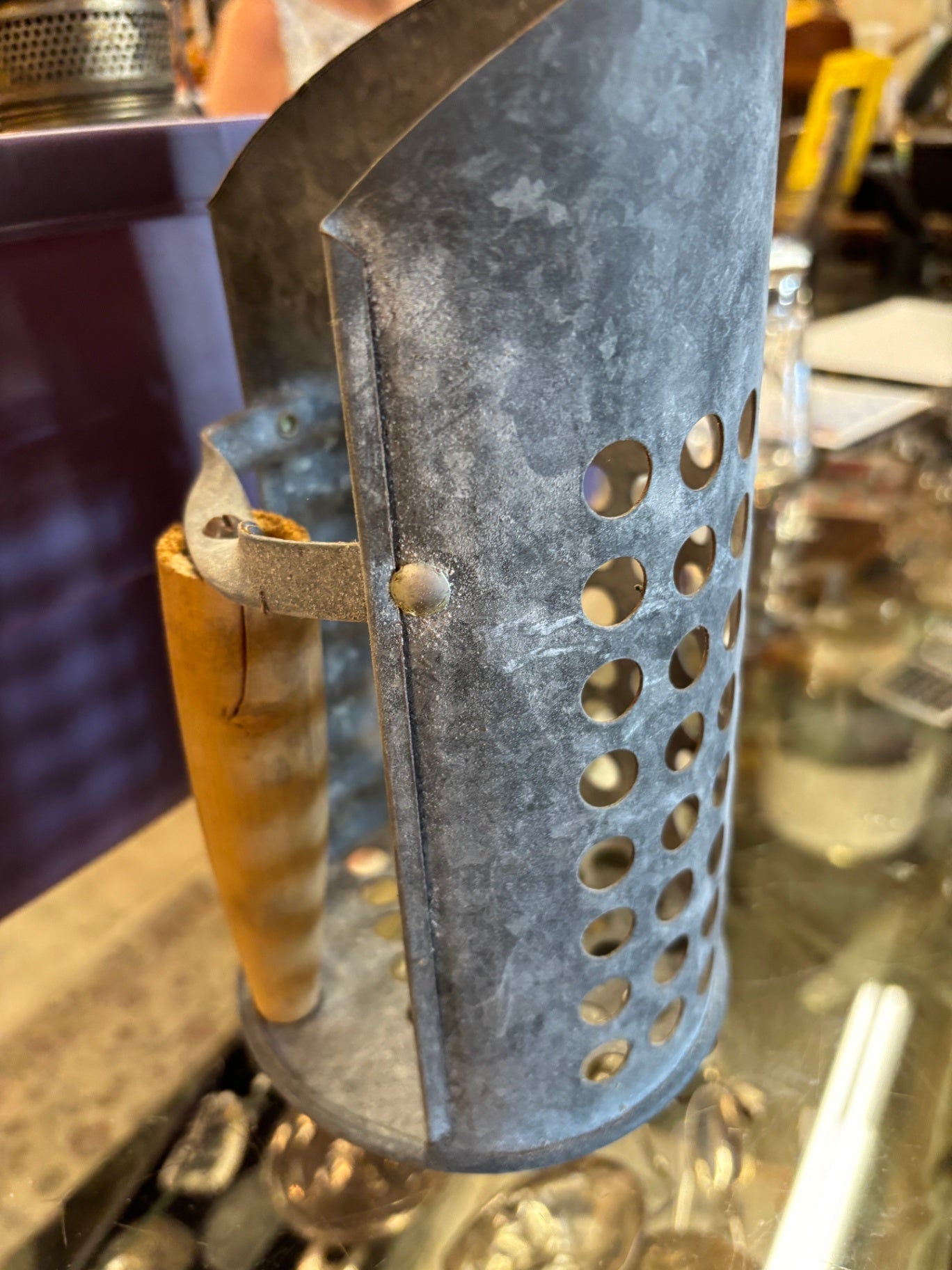 Vintage kitchen torch / food warmer / charcoal heater