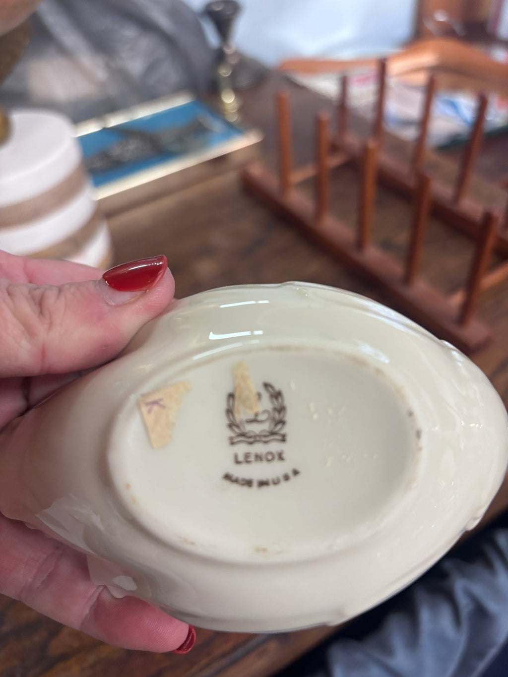 Lenox Swan Trinket holder