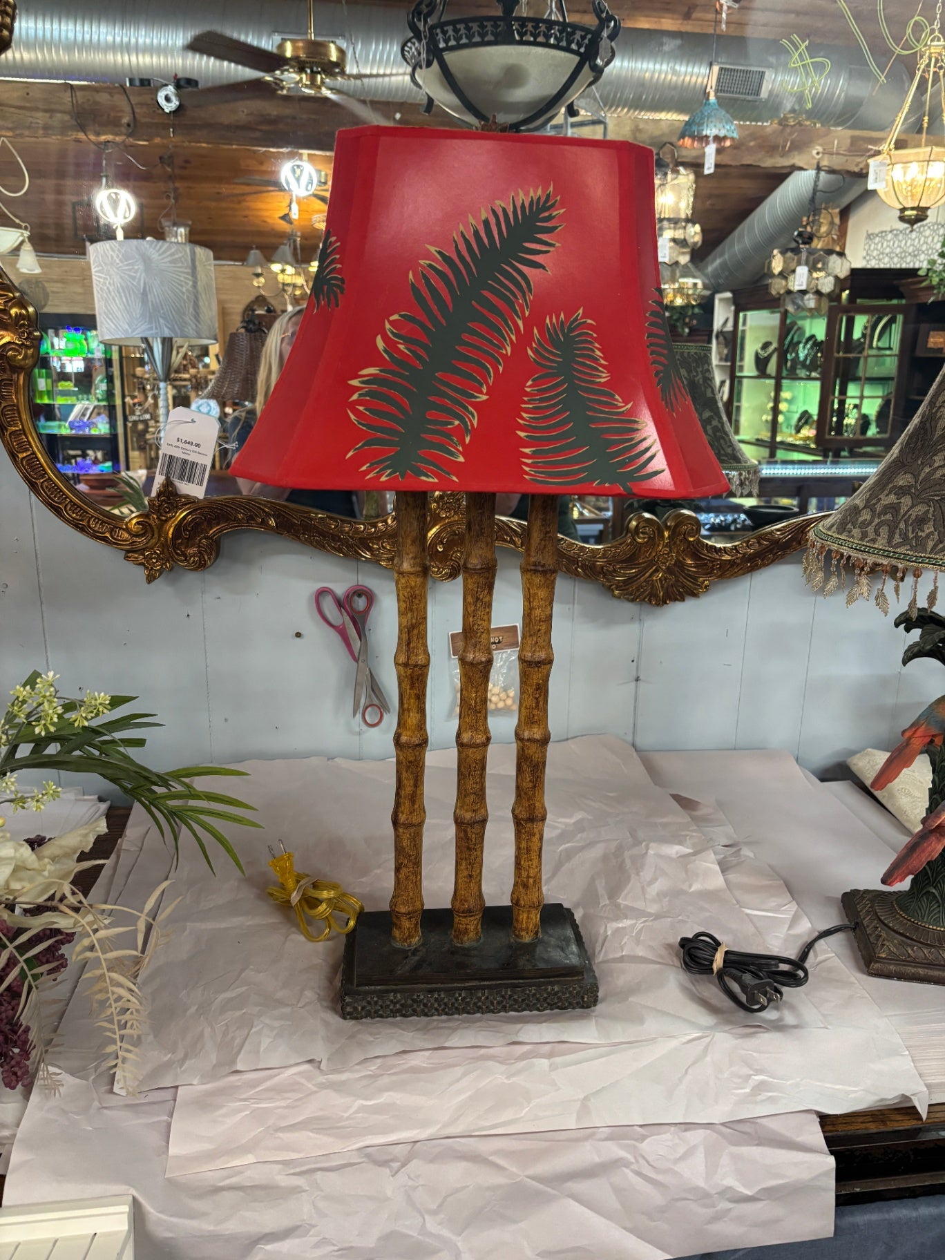 Tropical Palm Tree Table Lamp
