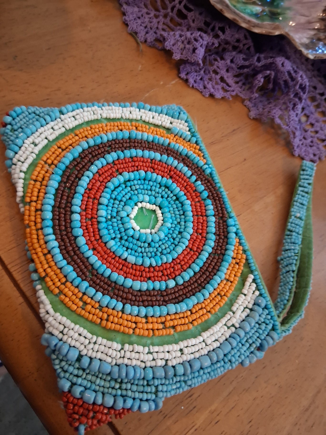 Beaded purse boho dsc