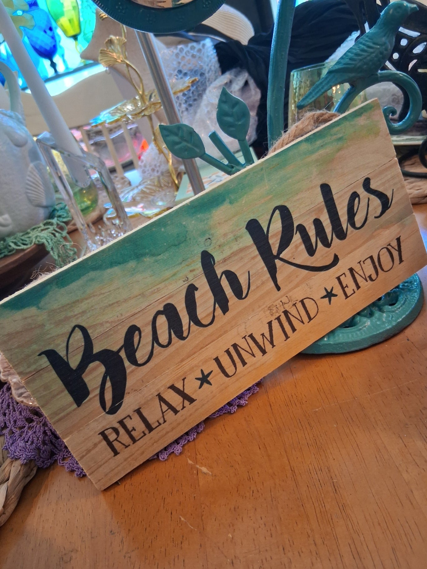 Beach rules sign dsc