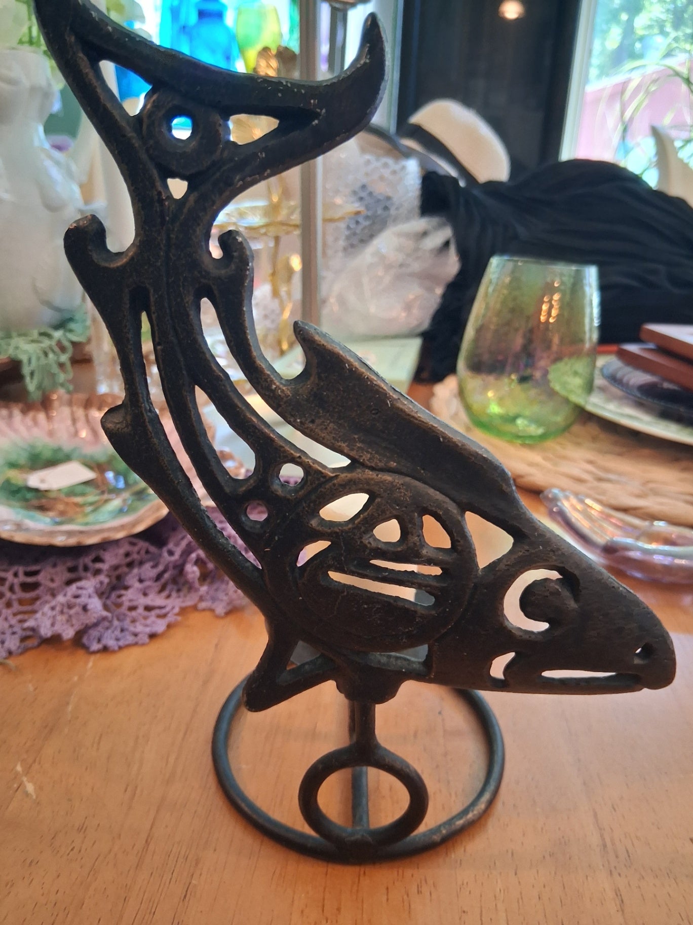 Fish candleholder dsc