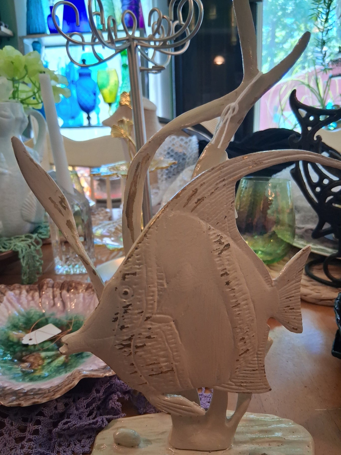 Angel fish statue dsc