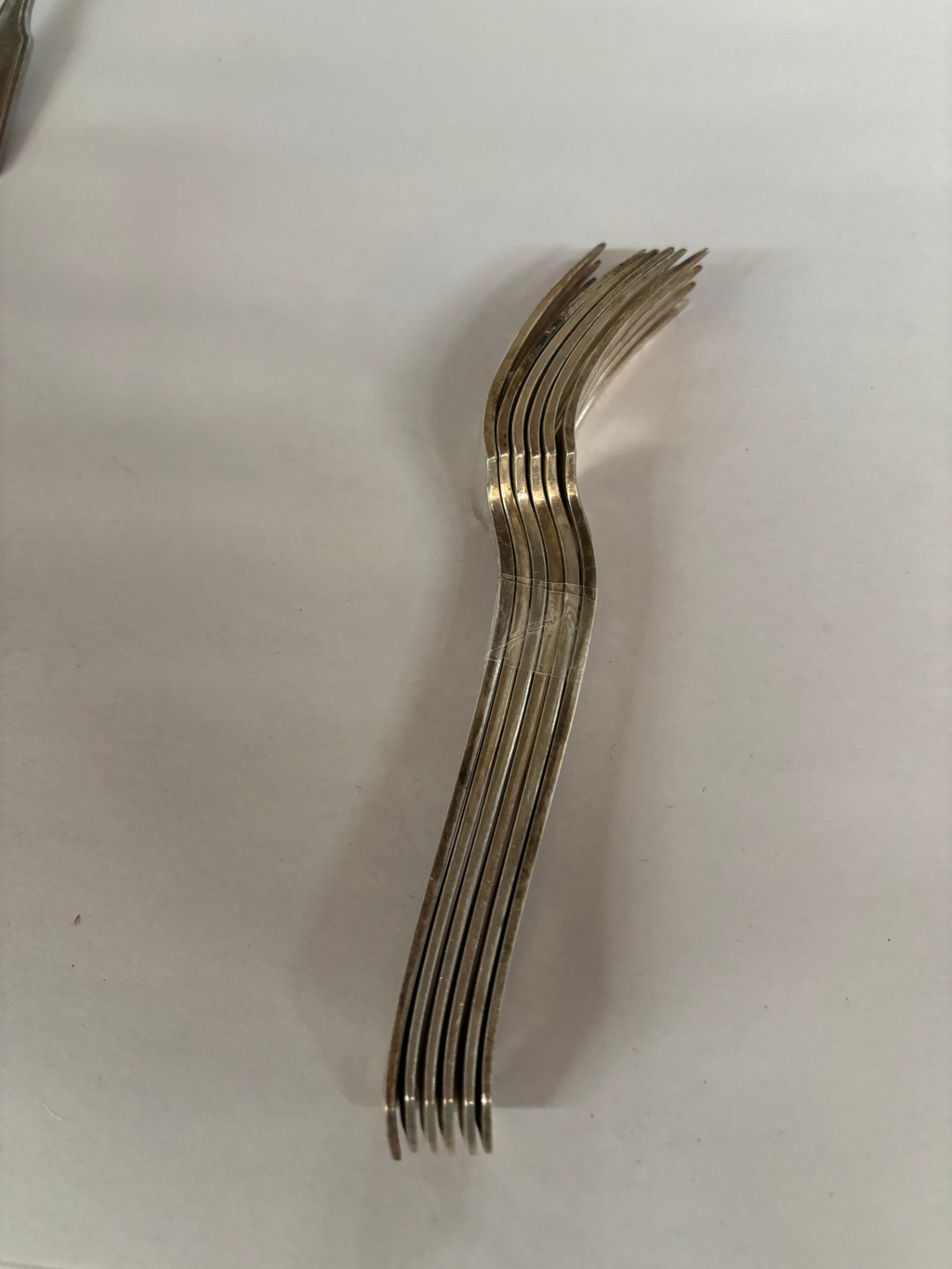  Vintage Silver Plated Forks (6)