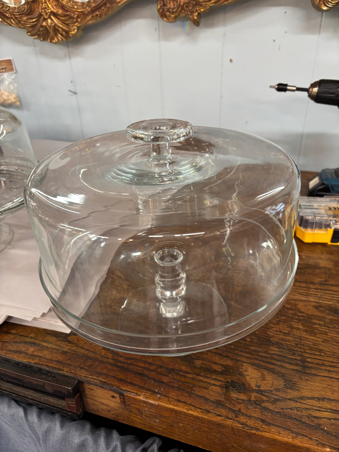 Glass Footed Cake Stand