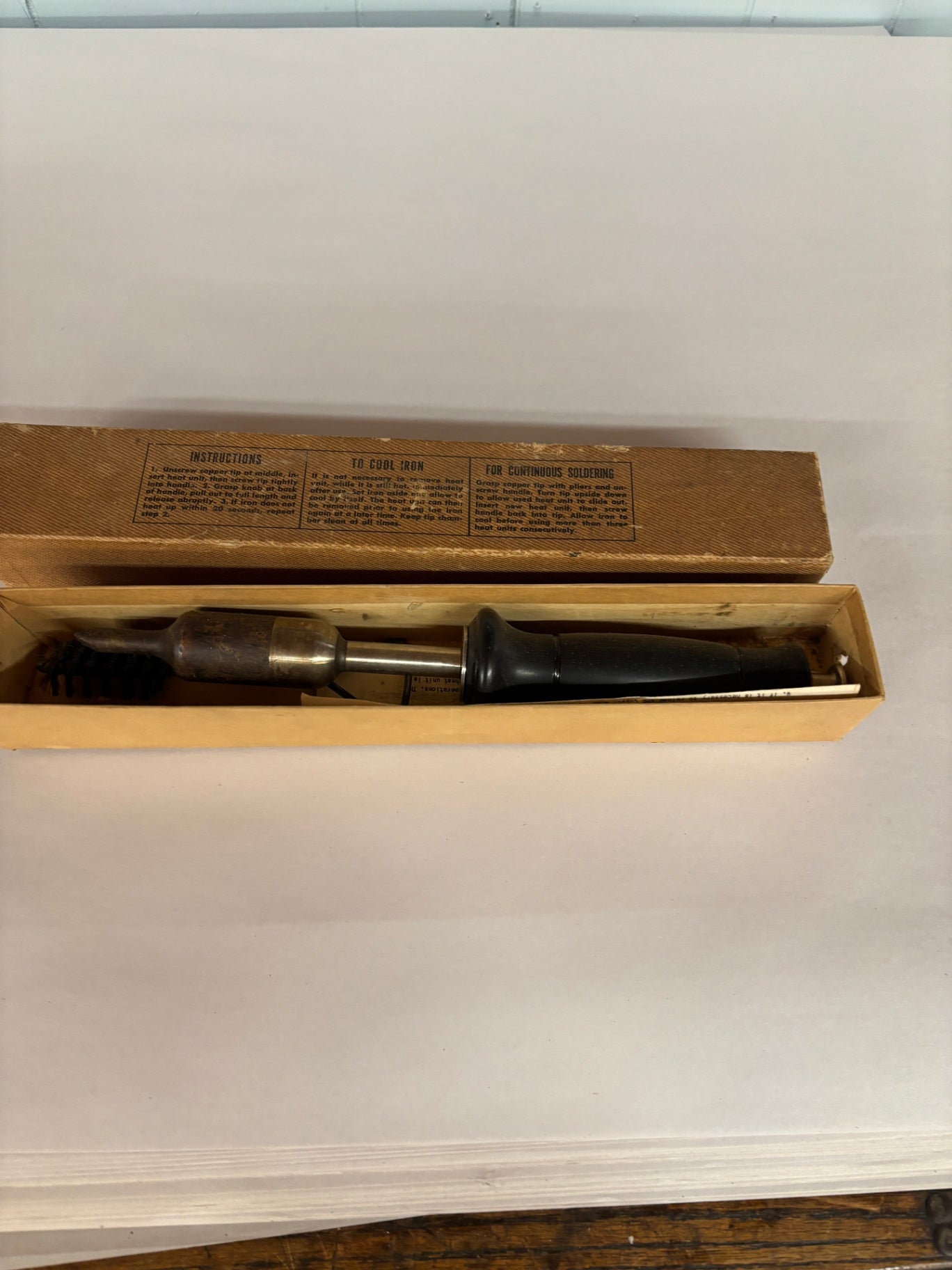  Vintage Kemode Manufacturing Co. Cartridge-Heated Soldering Iron