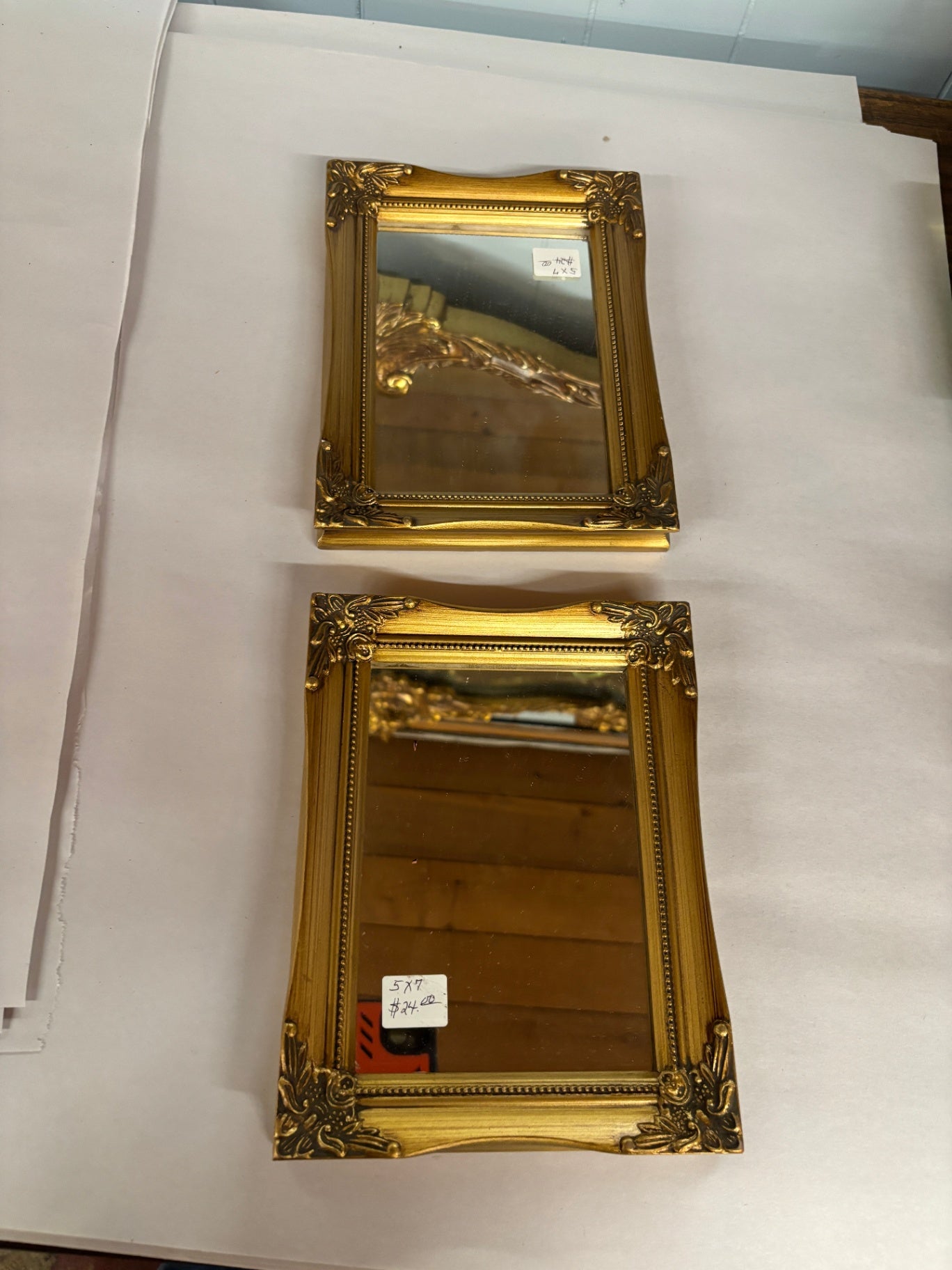 Small Ornate Rectangle Mirror