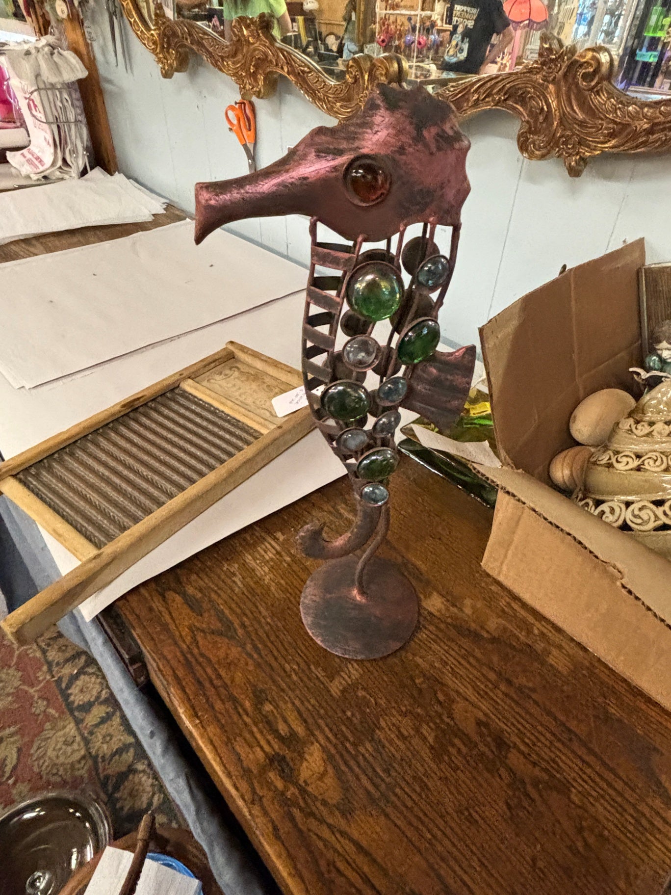 Metal Seahorse