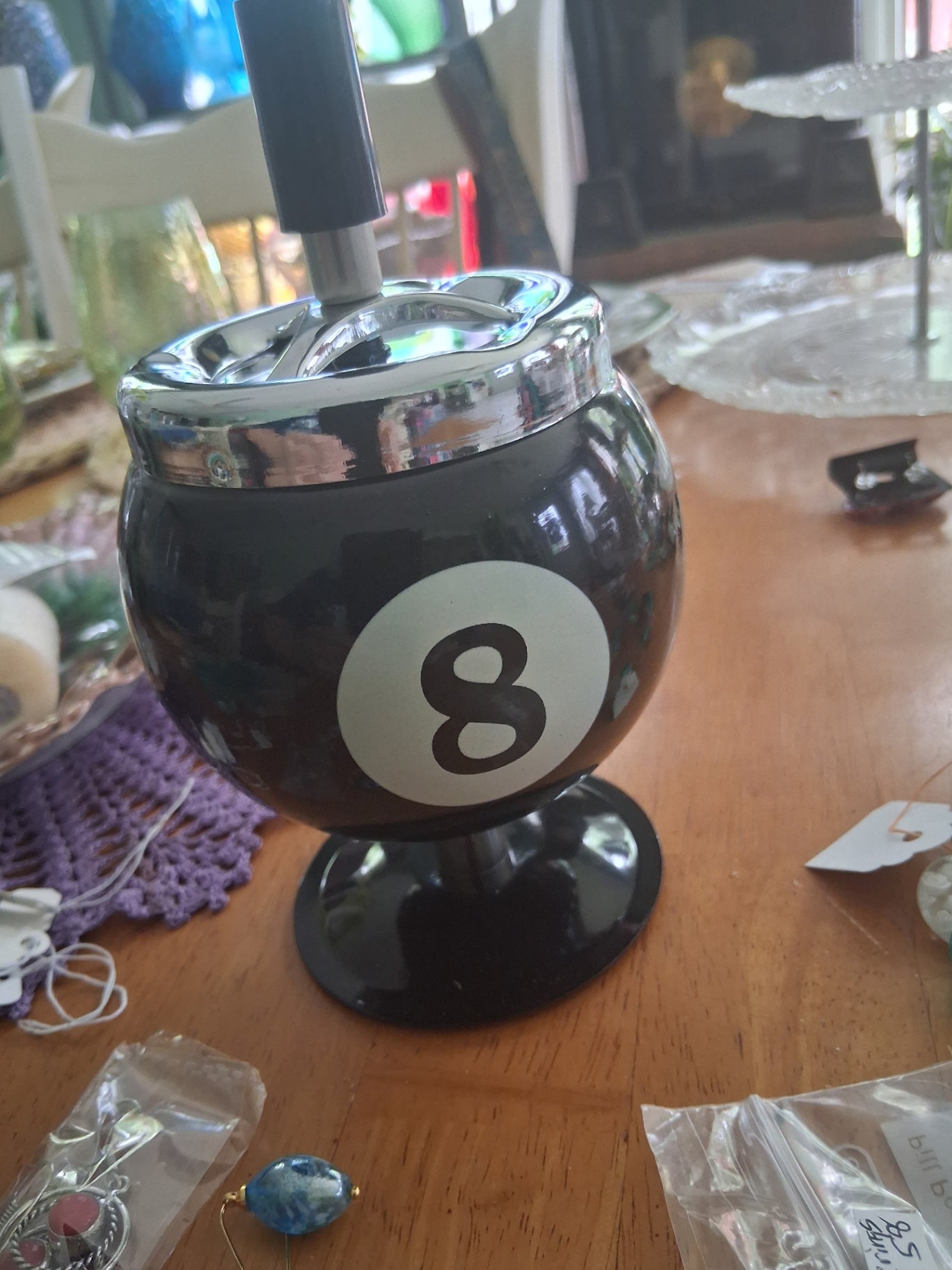 Ashtray 8 ball dsc