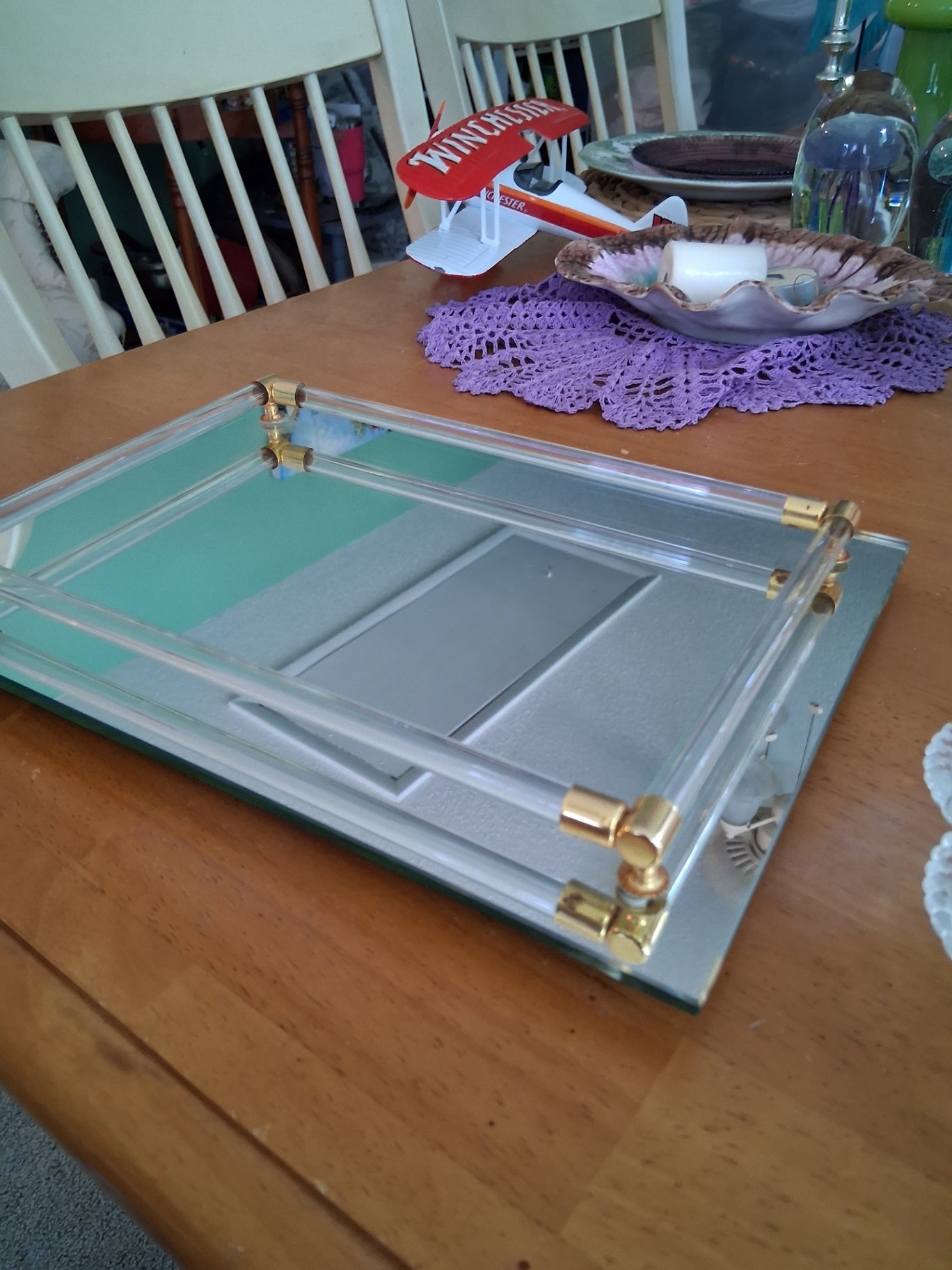 Mirror perfume tray dsc