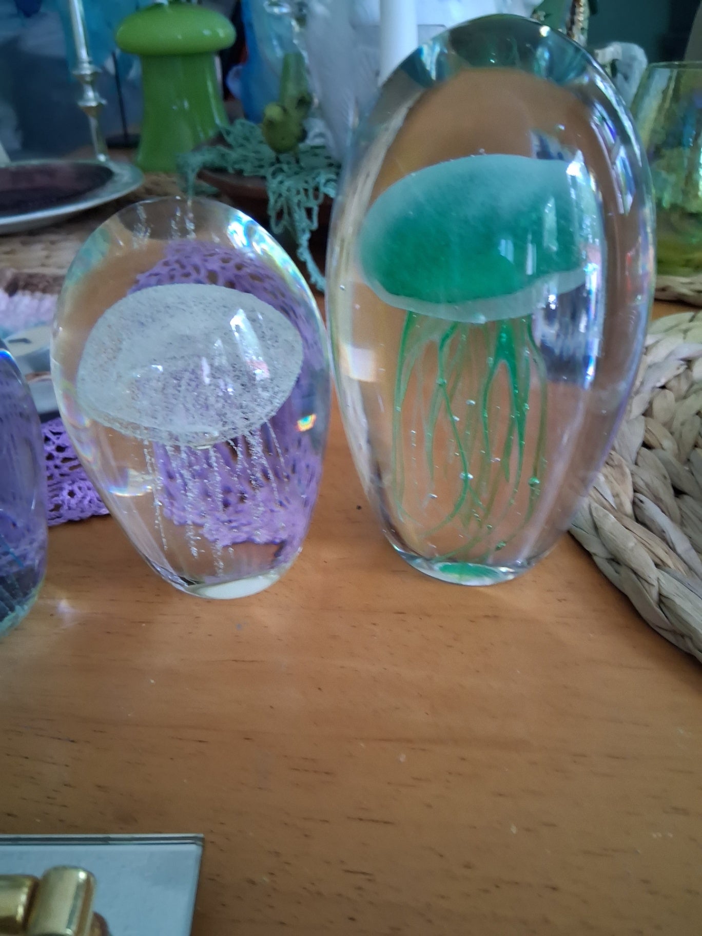 Paperweight octopus teal large dsc  1
