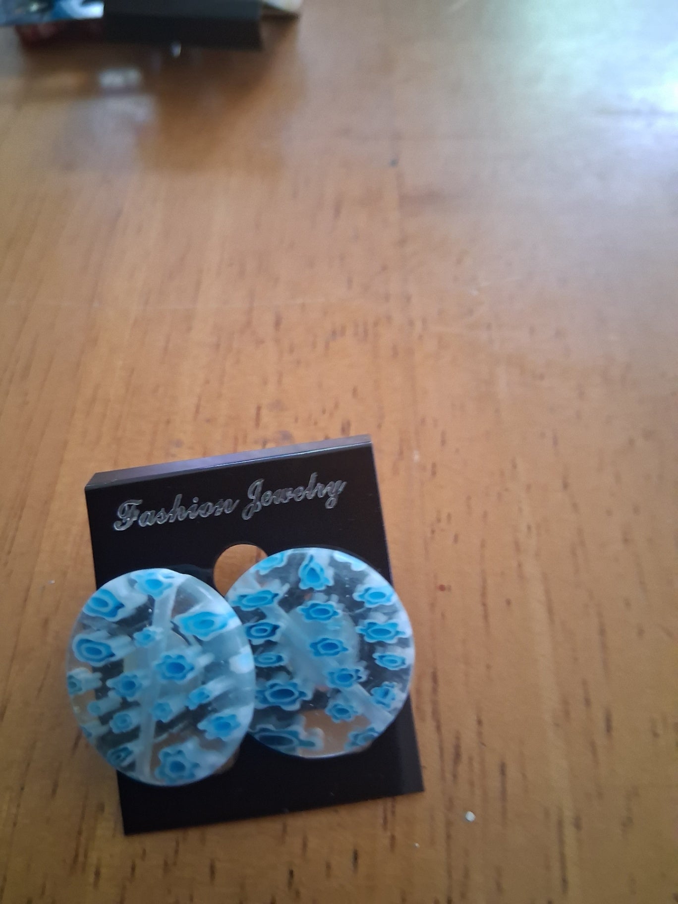 Earrings blue dsc 