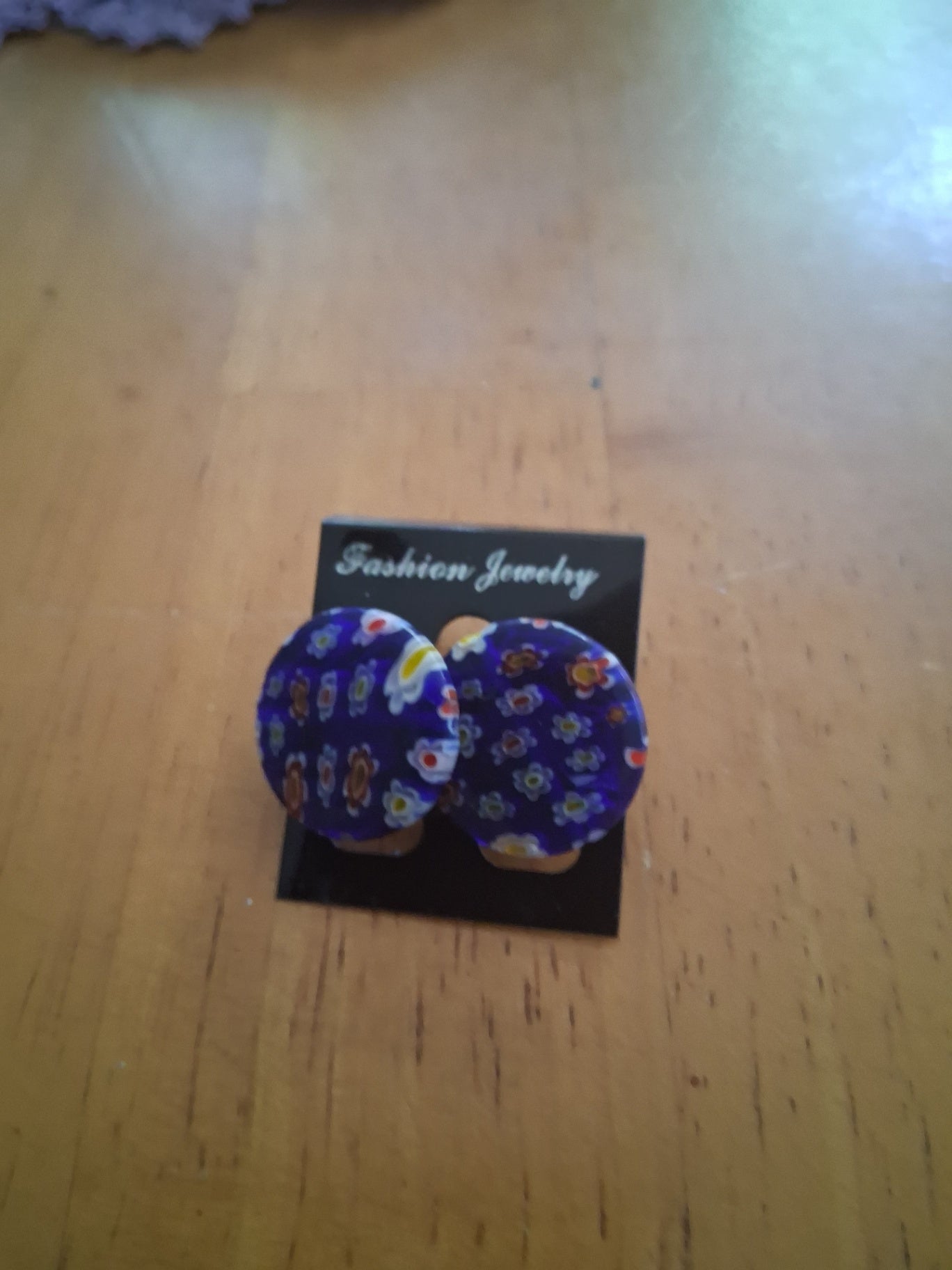 Earrings blue dsc
