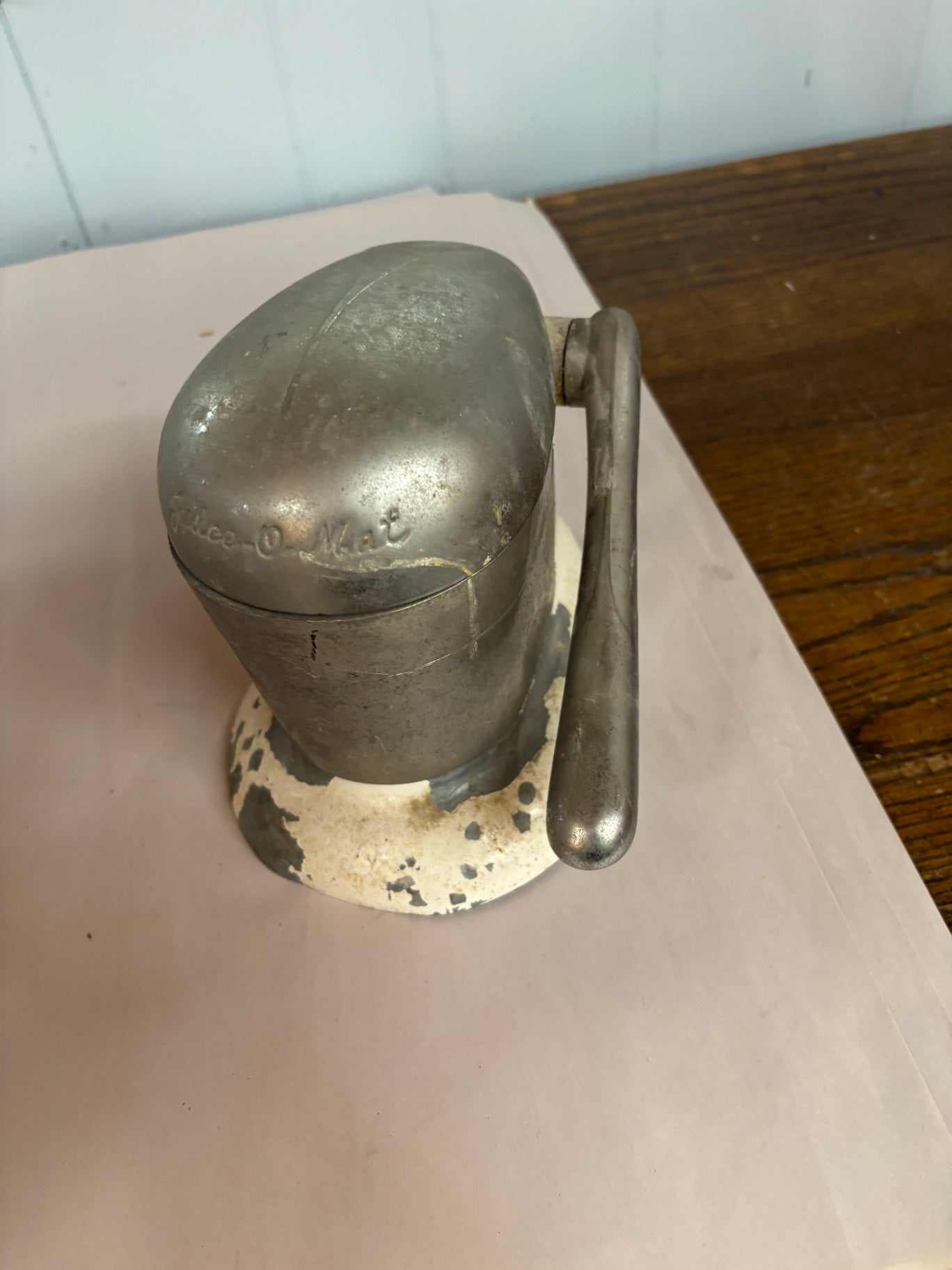 Vintage Hand-Crank Ice Crusher / Nut Grinder