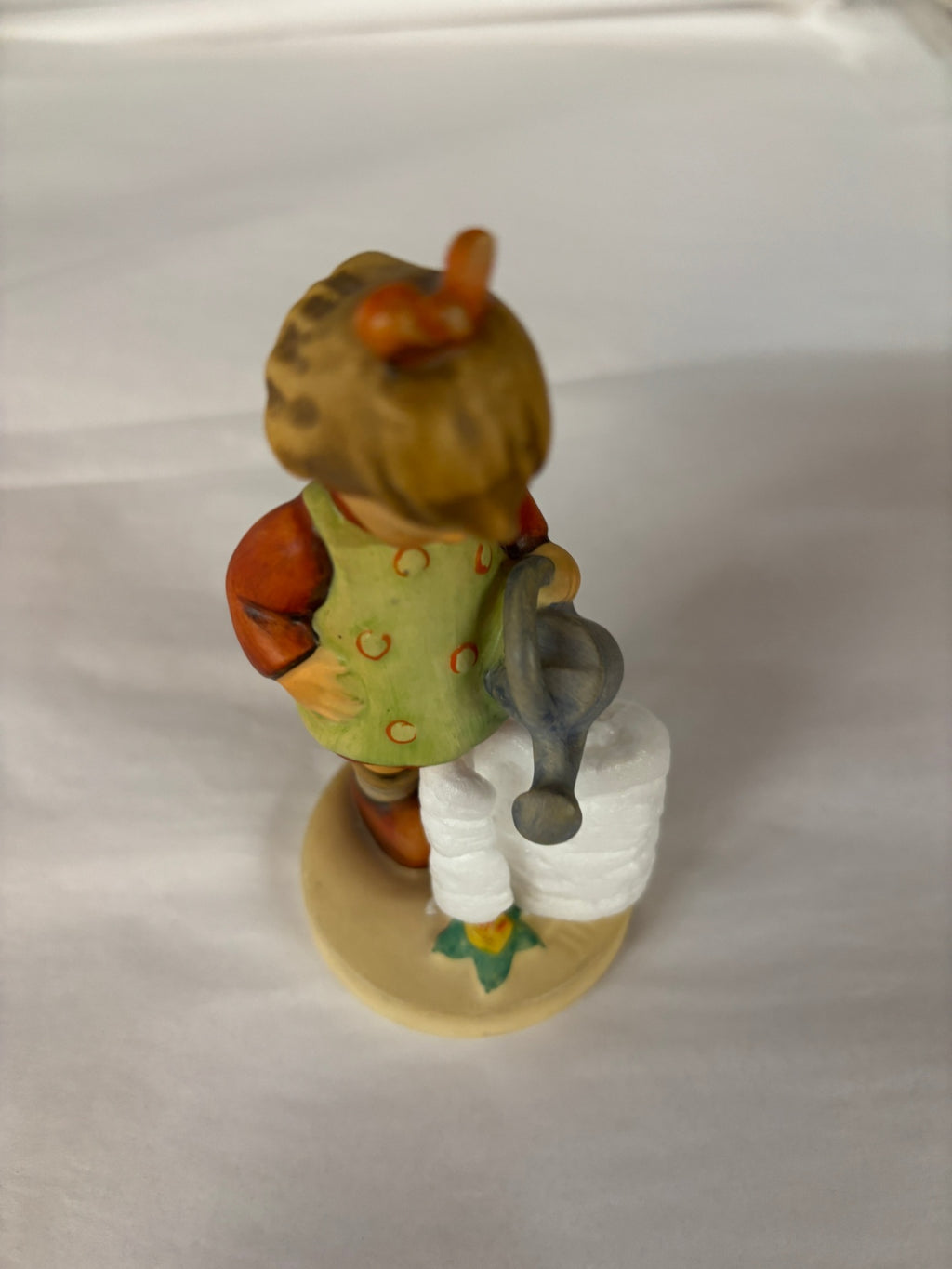 Vintage Goebel W. Germany Figurine #479 Girl at Wishing Well Hand-Painted Porcelain