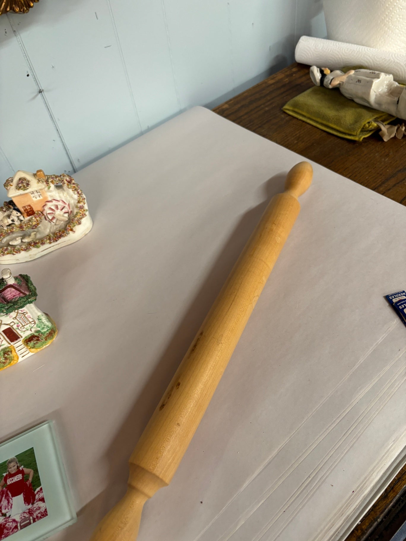  Vintage-Style Wooden Rolling Pin
