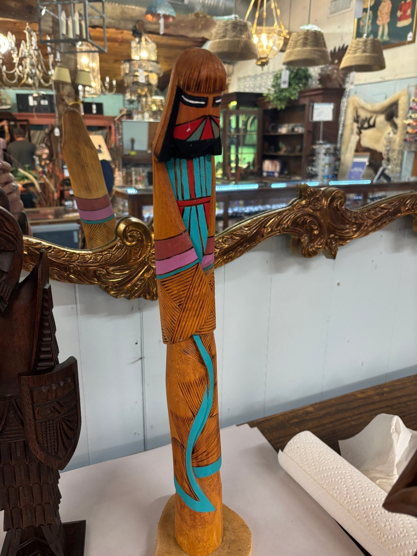  Hand-Carved Wooden Hopi Kachina Doll 