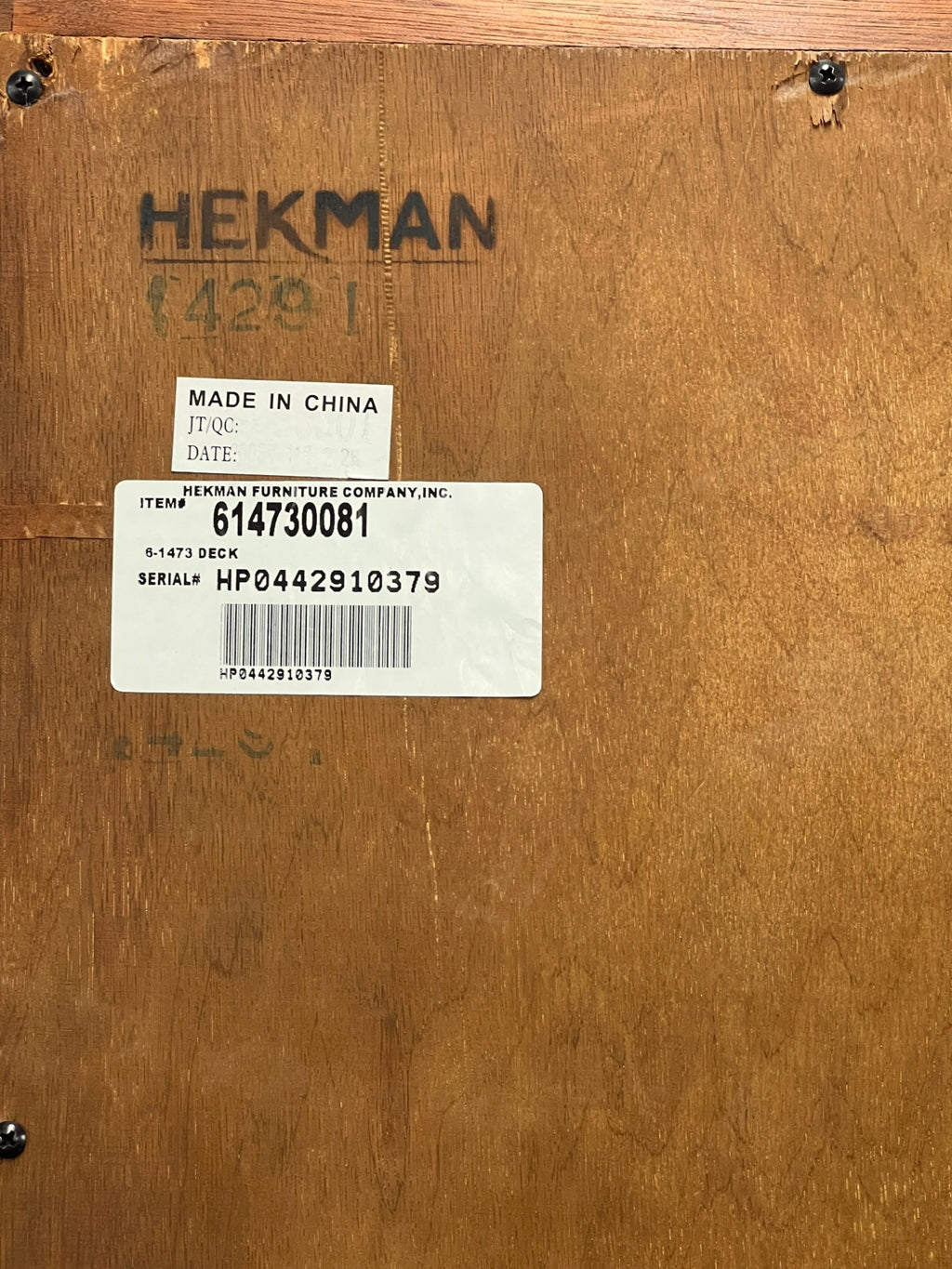 Hekman Traditional Executive Desk & Hutch – Cherry Finish Double Pedestal Office Suite