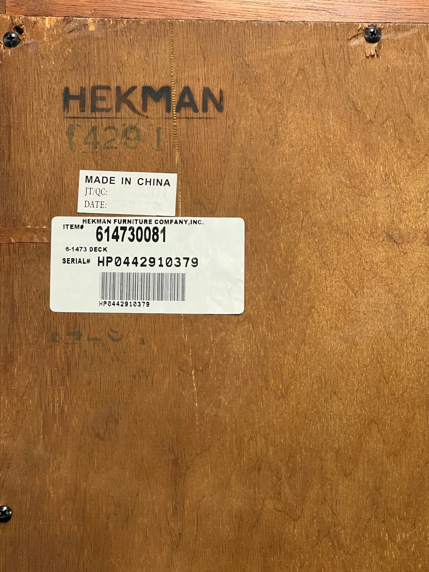 Hekman Traditional Executive Desk & Hutch – Cherry Finish Double Pedestal Office Suite